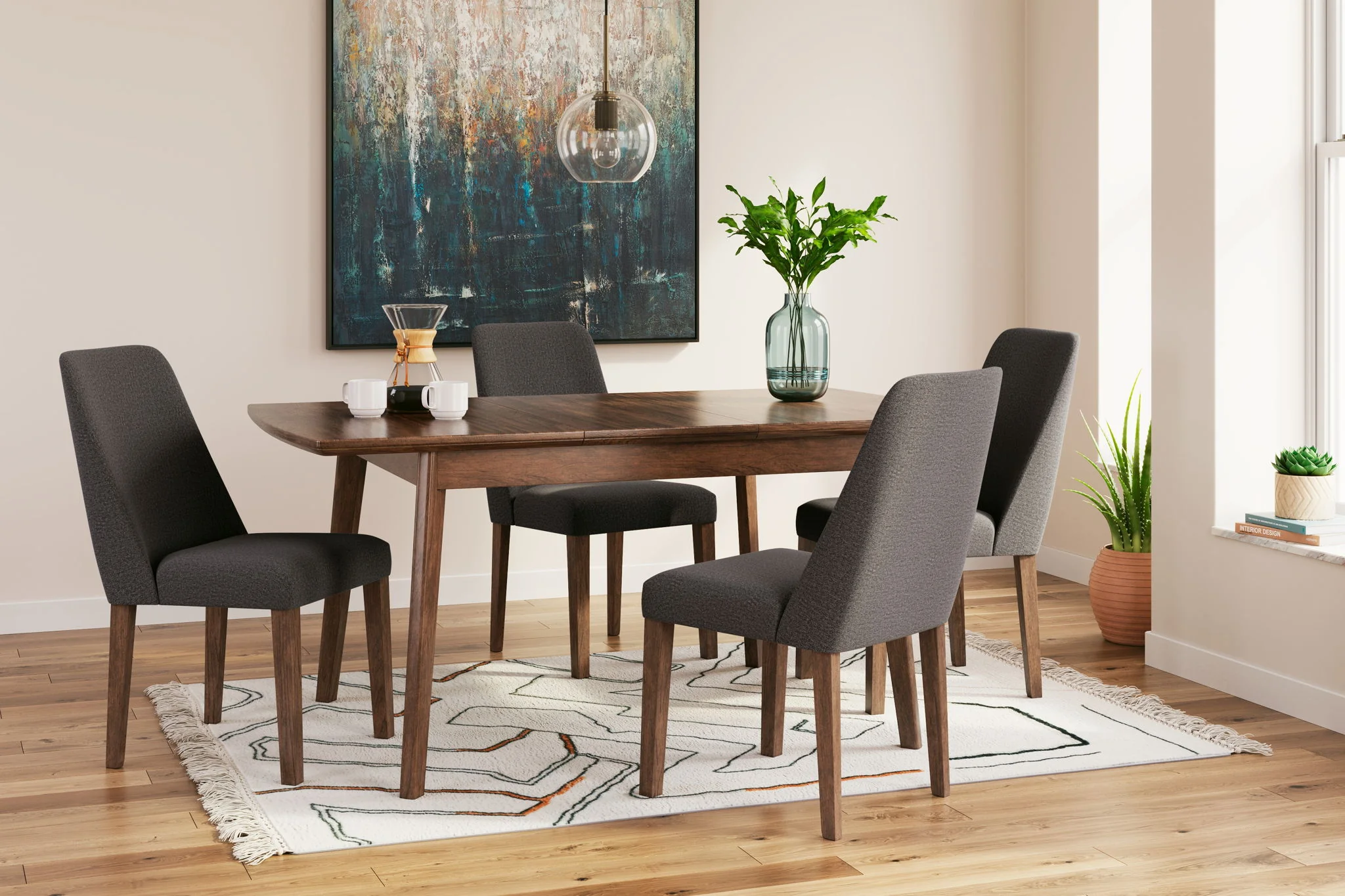 Lyncott - Butterfly Extension Table Set - Image 3