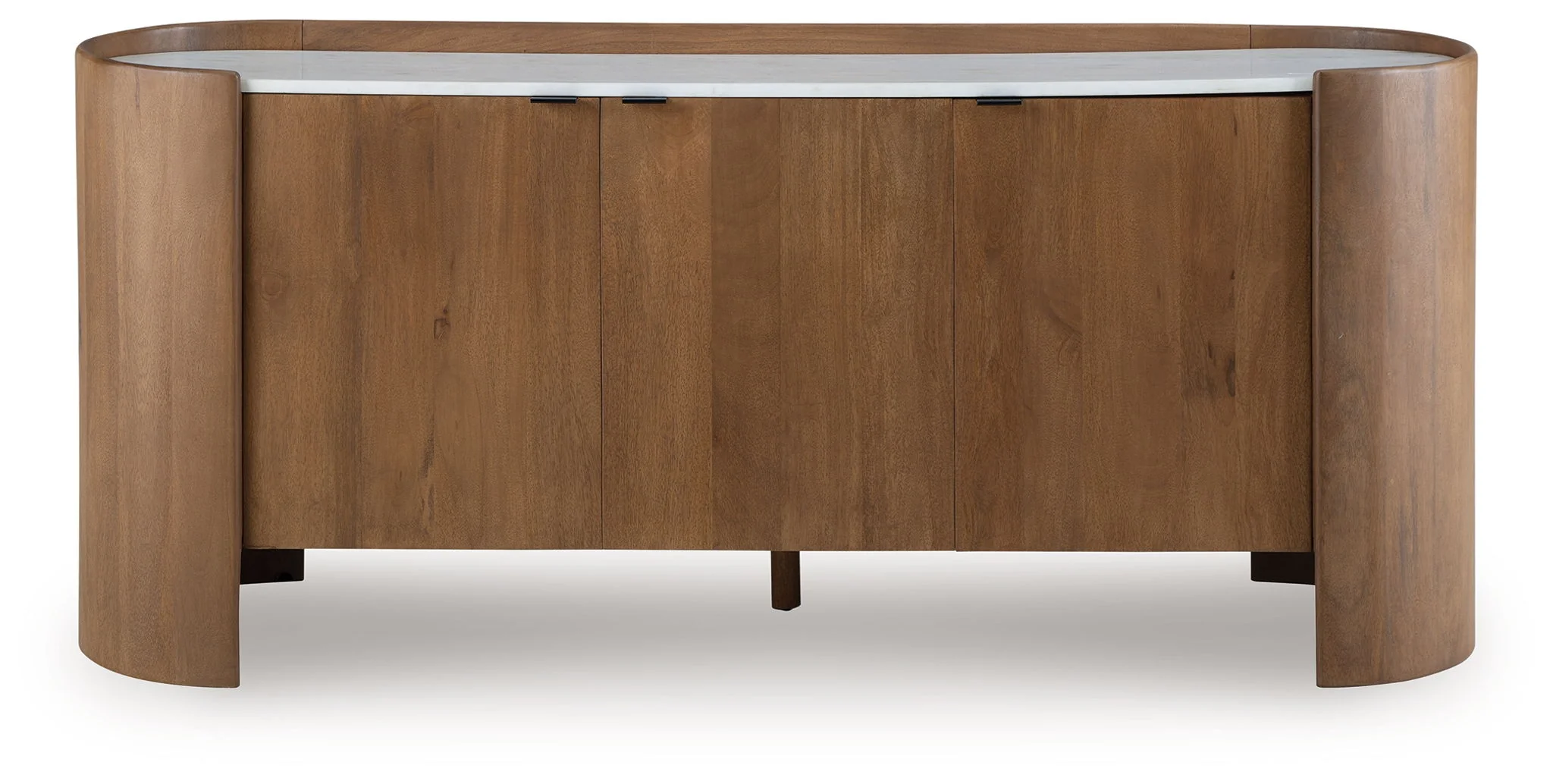Fitzroy - Accent Cabinet - Brown / White - Image 2