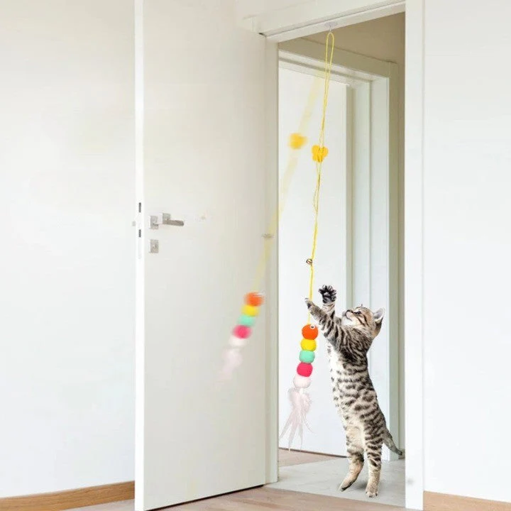 Hangable Interactive Cat Exercise Teaser Toy - Image 2
