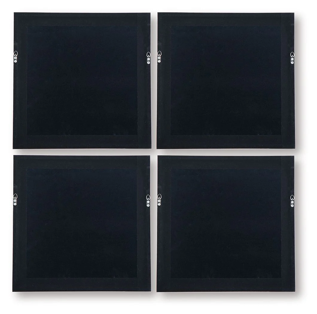 Dallbourne - Wall Art Set (Set of 4) - White / Gold Finish - Image 2