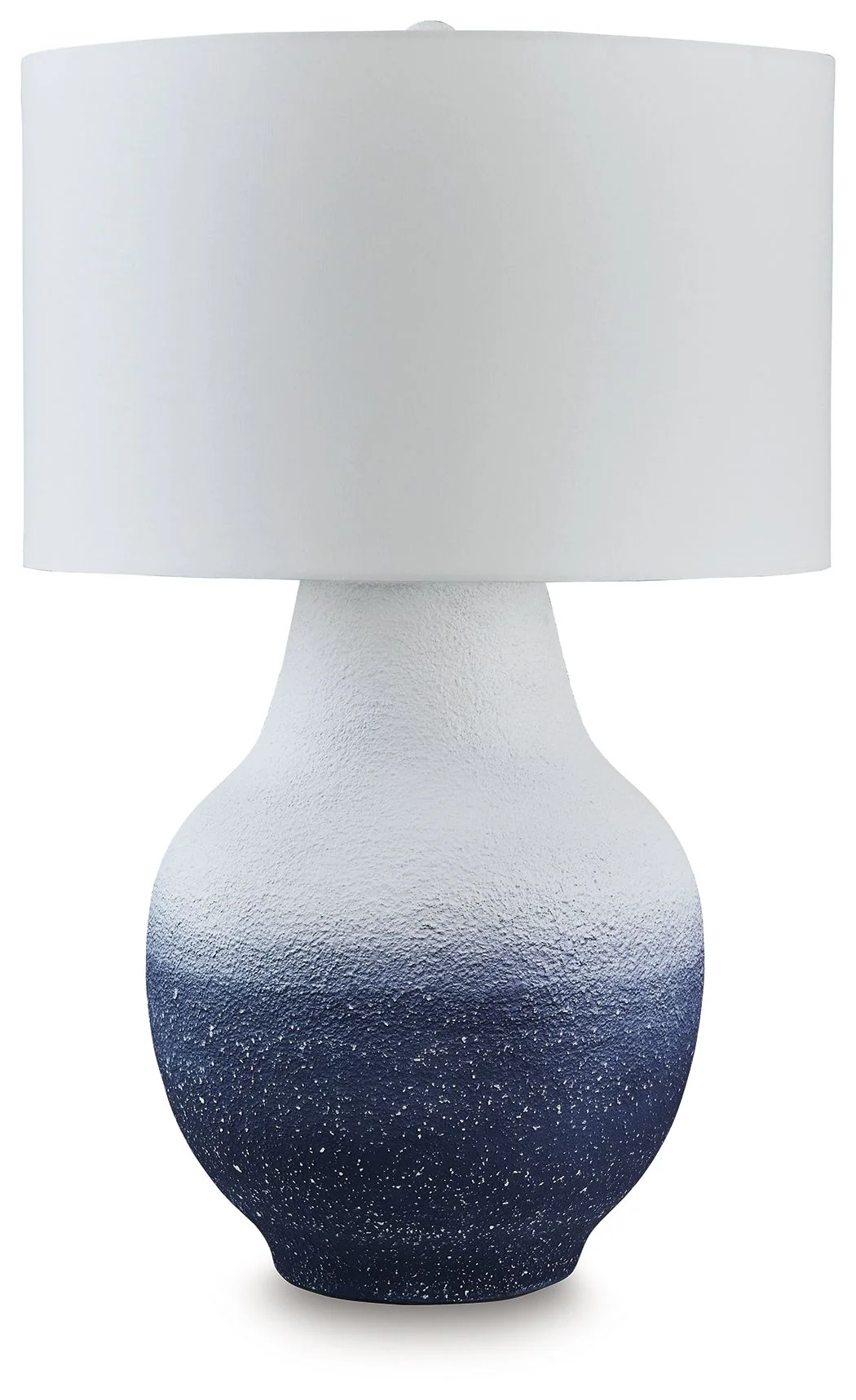 Dashland - Metal Table Lamp - White / Navy - Image 1