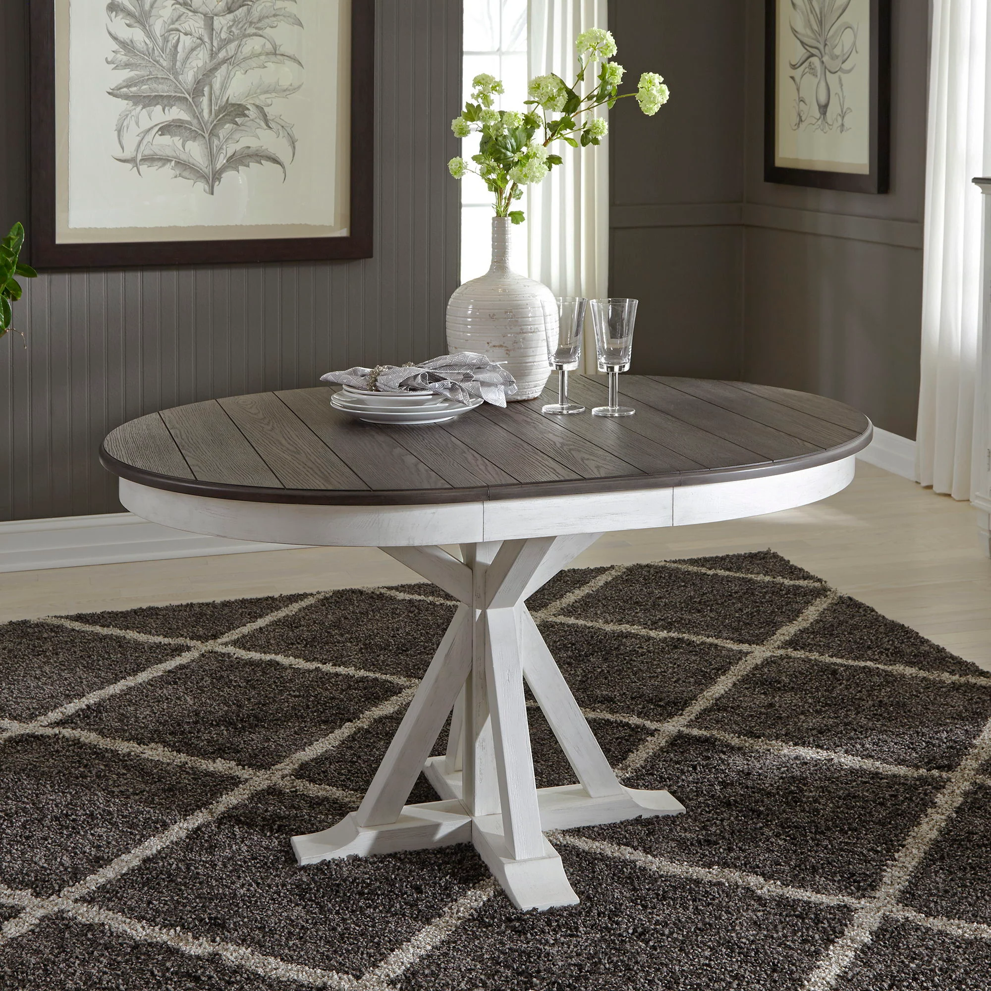 Allyson Park - Pedestal Table - Image 1