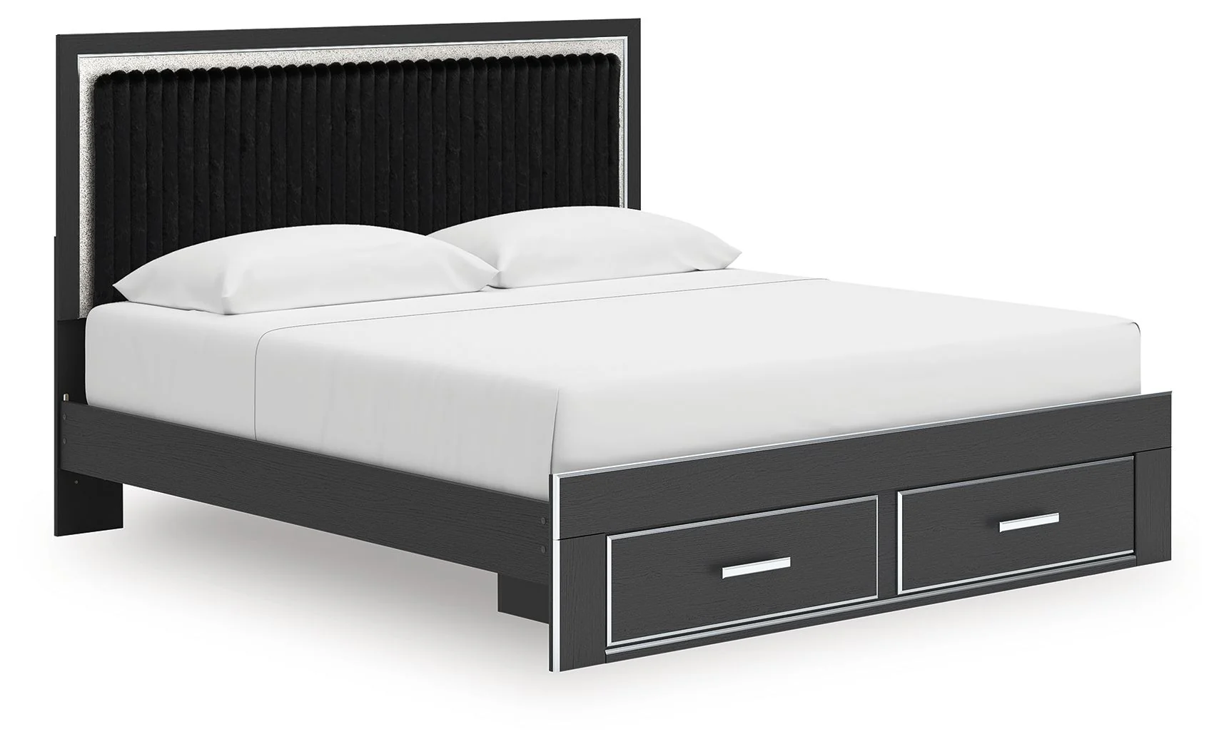 Zuraleus - Upholstered Panel Platform Storage Bed - Image 1