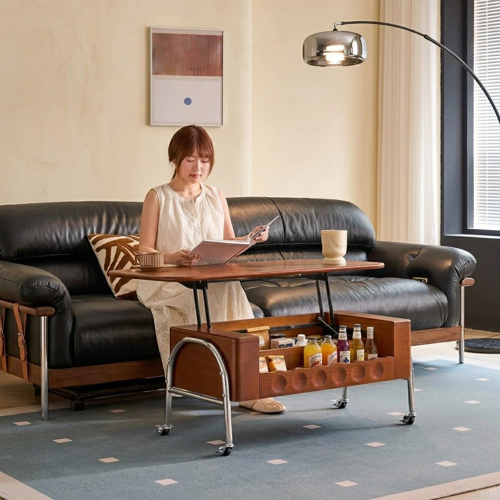 TopFlip Hidden Storage Lift Top Coffee Table - Image 2