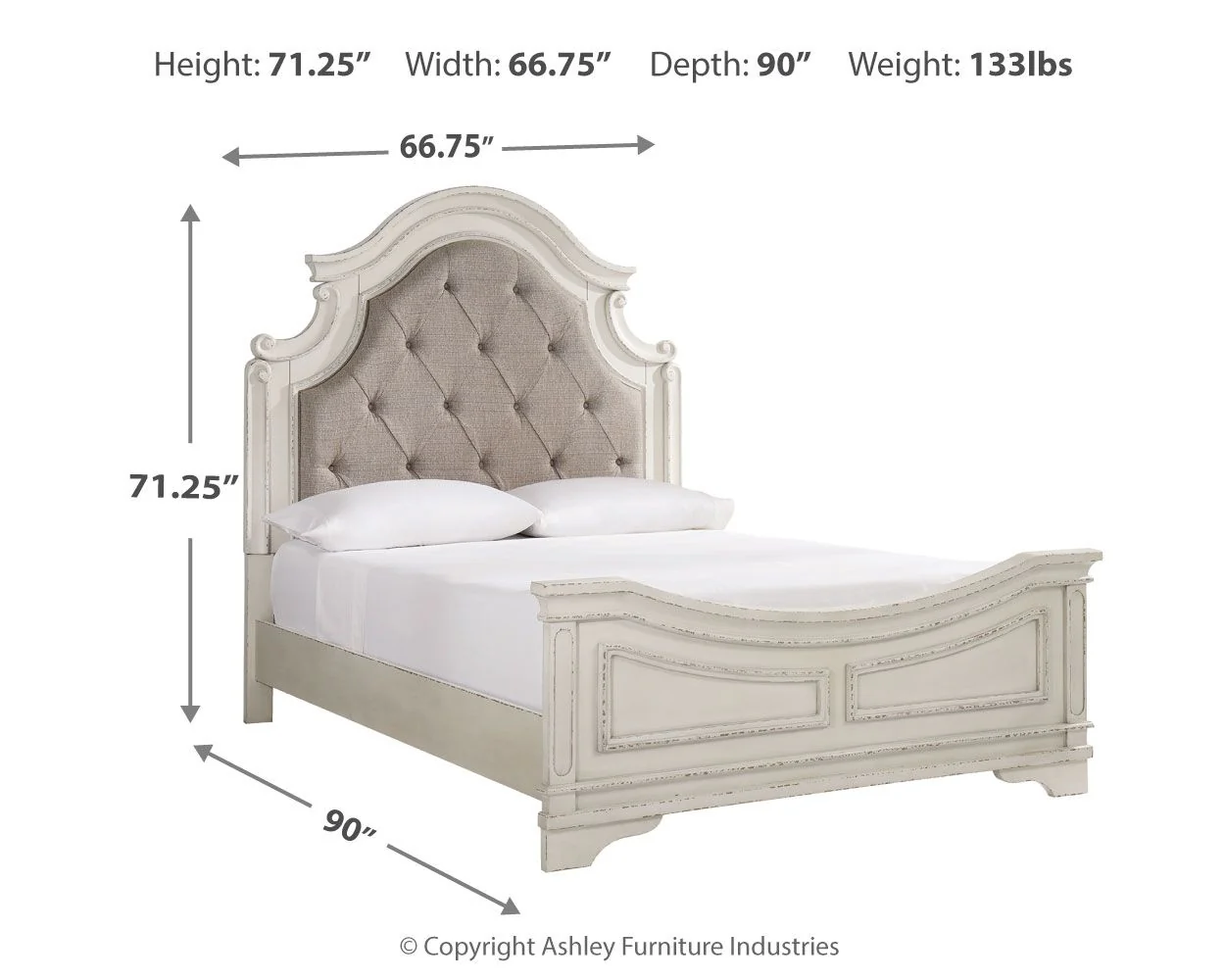 Realyn - Upholstered Panel Bed - Image 2