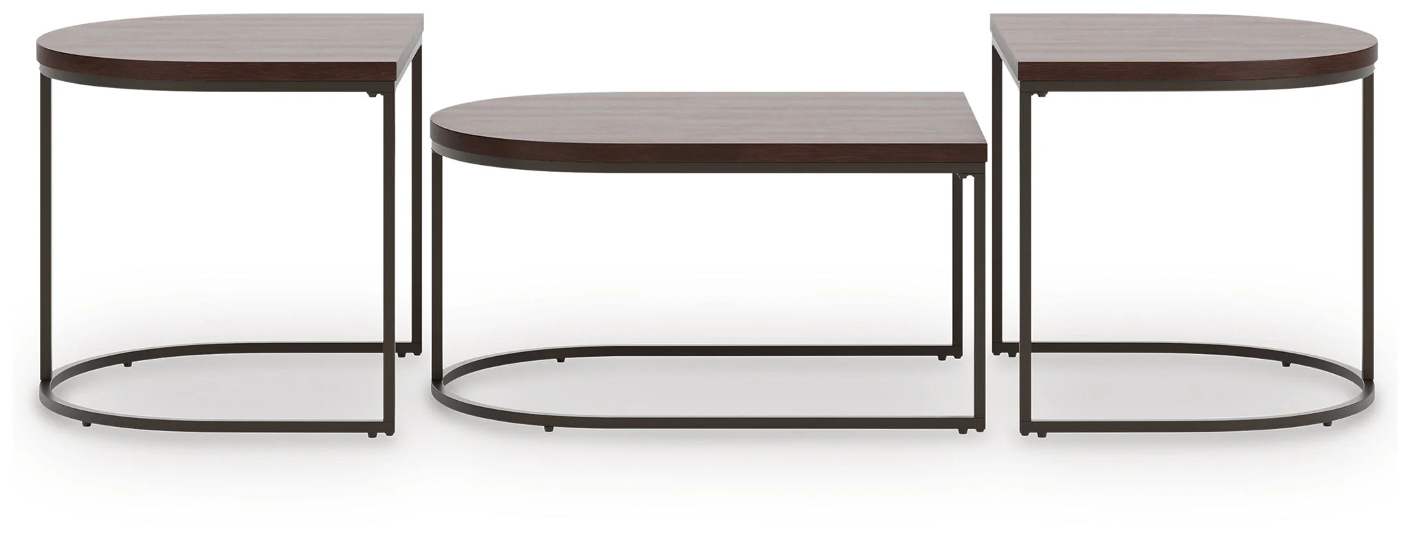Vanmore - Occasional Table Set (Set of 3) - Dark Brown - Image 2