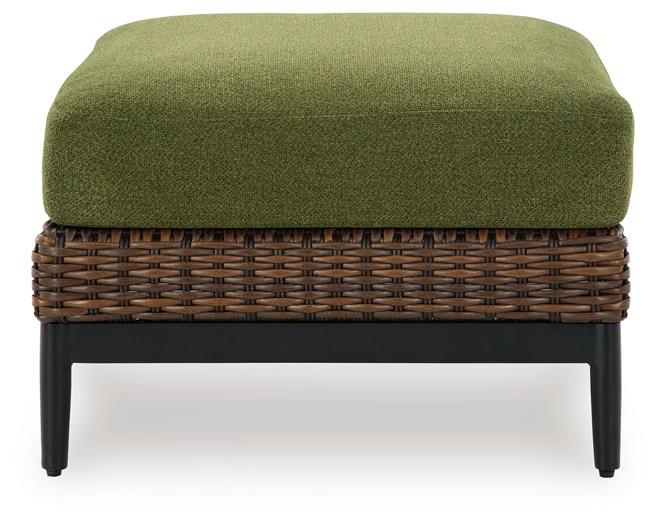 Horizon Hall - Ottoman With Cushion - Brown / Green - Image 2