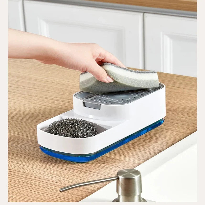 Sponge Rack Automatic Kitchen Soap Dispenser - Image 3