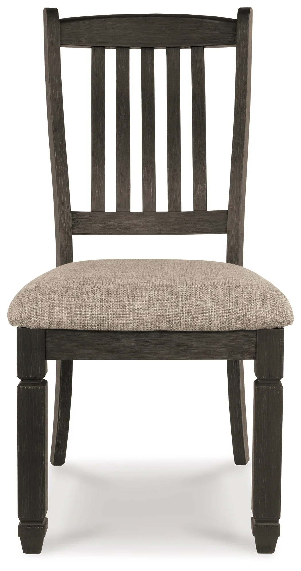 Tyler Creek - Dining UPH Side Chair (Set of 2) - Slatback - Black / Grayish Brown - Image 2