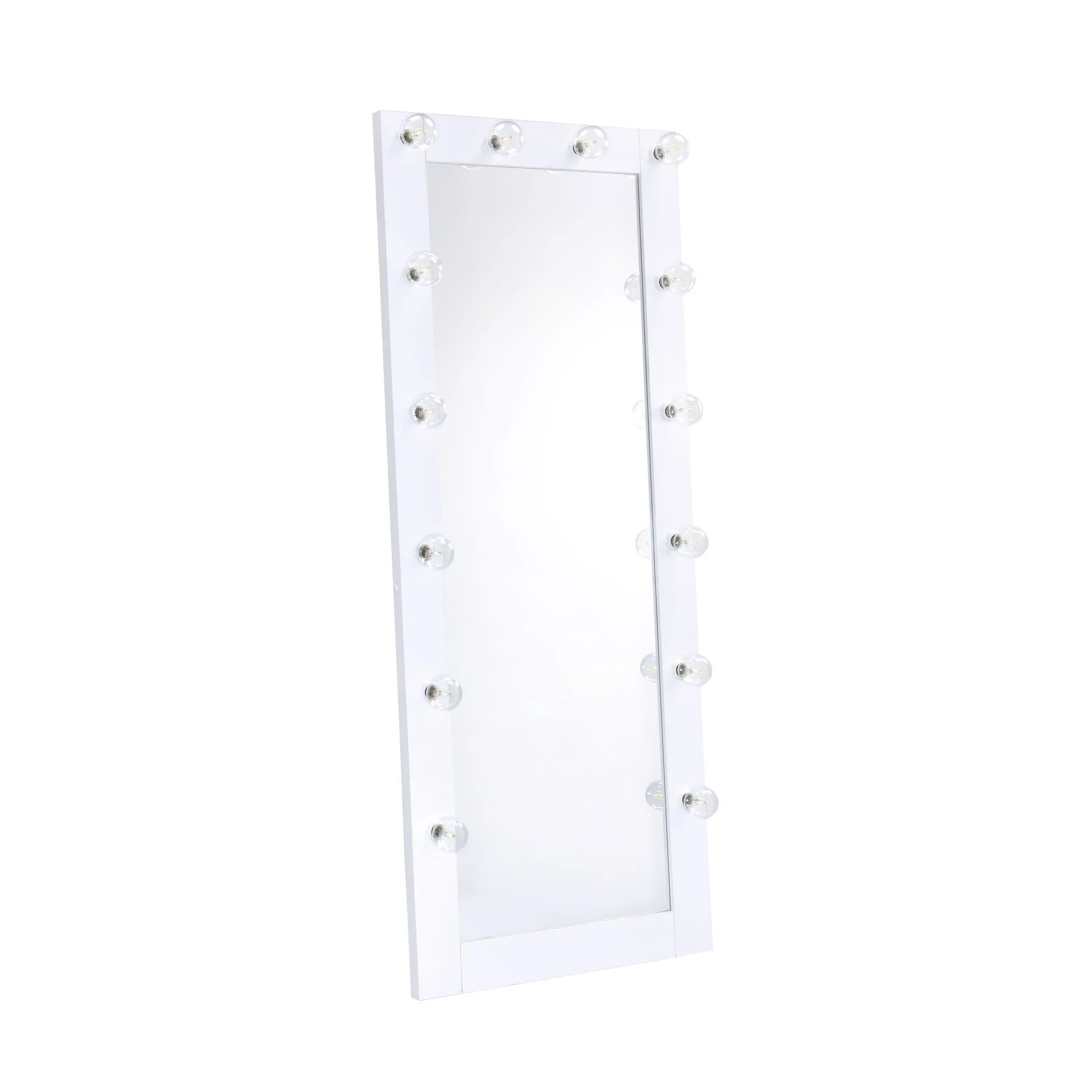 Lindy – Floor Mirror – Glossy White