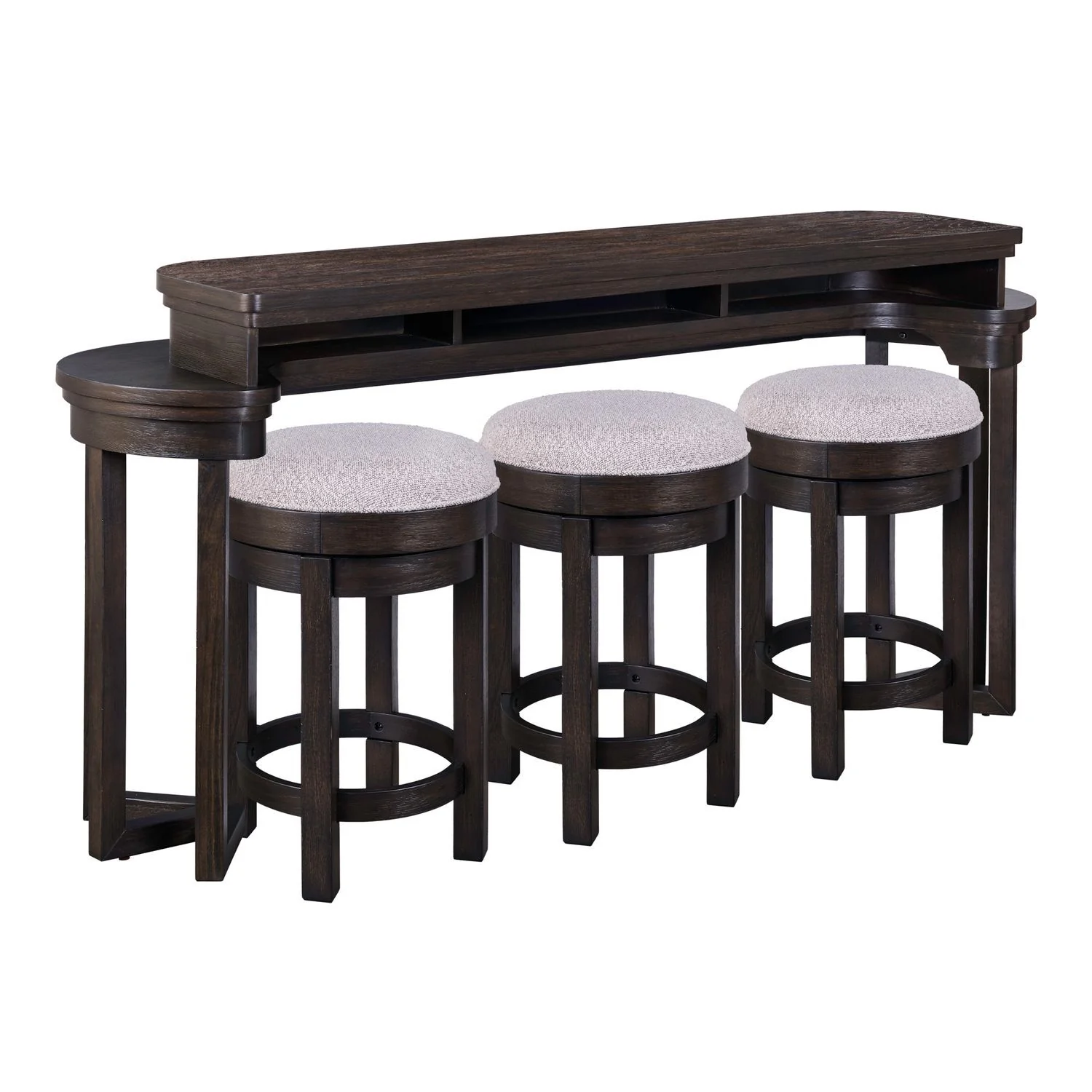 Weston - 4 Piece Bar Set - Peppercorn - Image 2