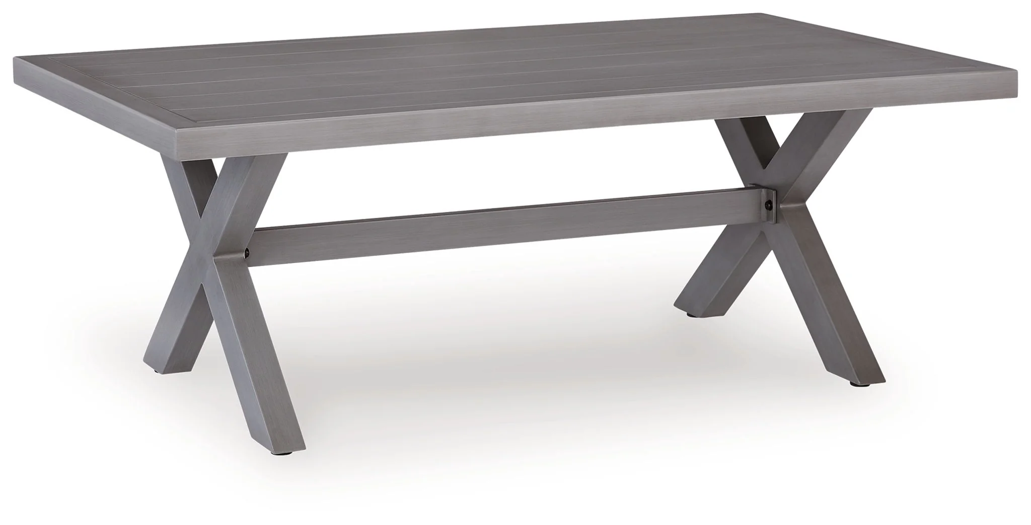 Half Moon Beach - Rectangular Cocktail Table - Gray - Image 1