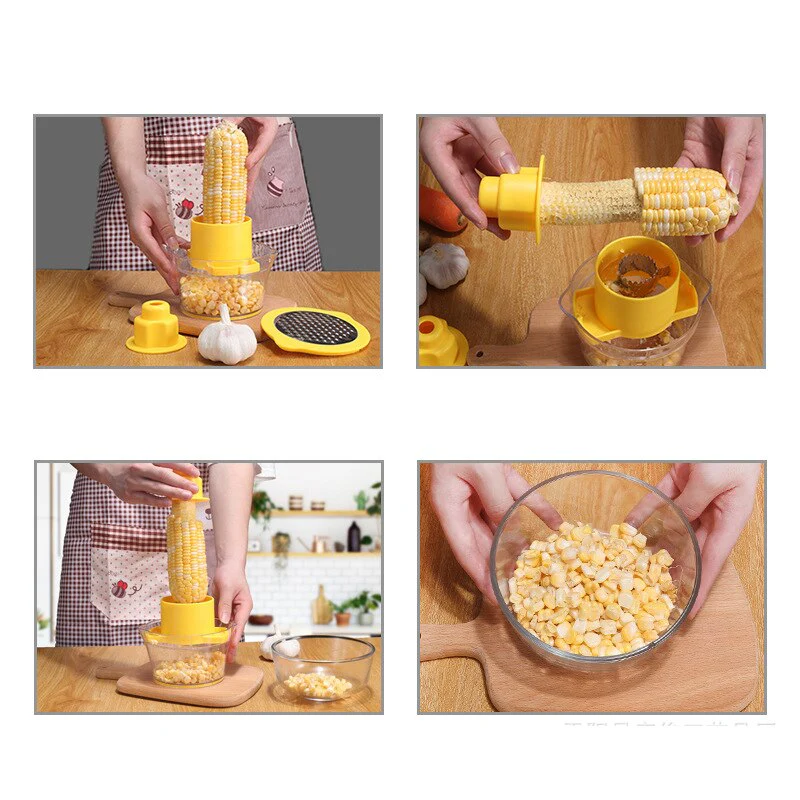 Multi-Function Corn Stripper Kitchen Gadget - Image 3