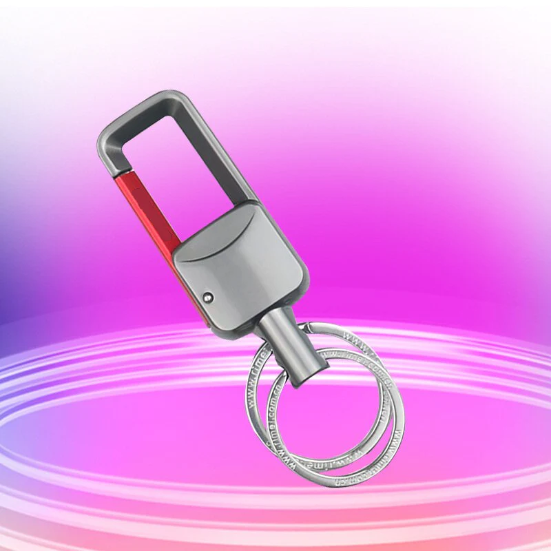 Stylish Metal Belt Keychain - Image 1