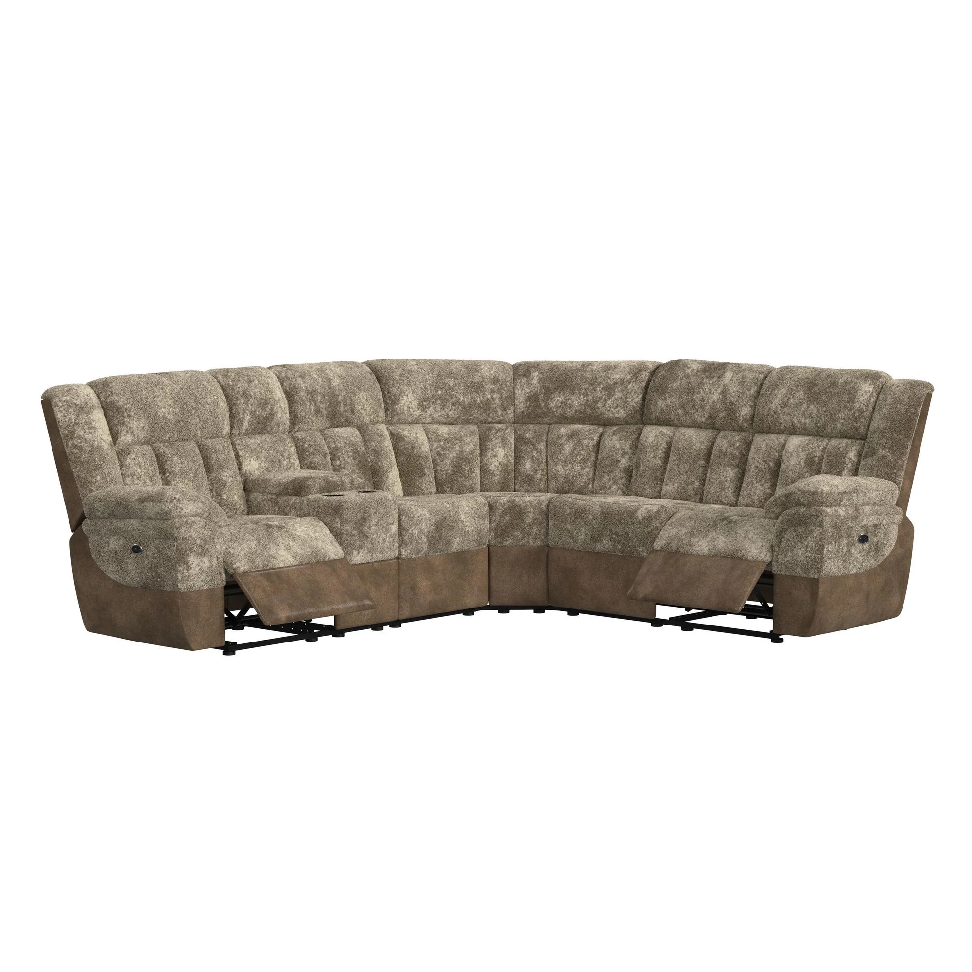 Santorini - RHF Power Motion Recliner - Dillon / Shire Cappuccino - Image 2