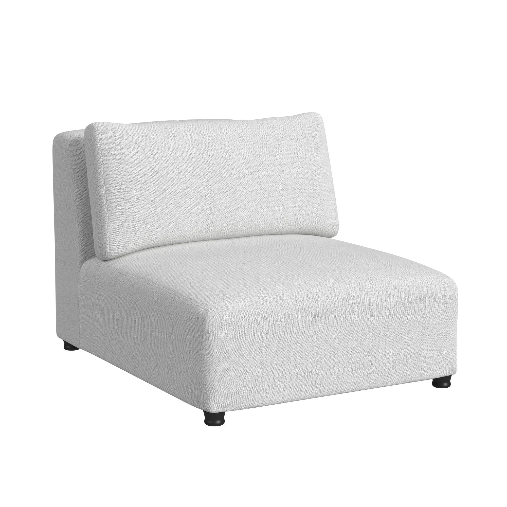 Zandara – Modular Armless Chair – Beige