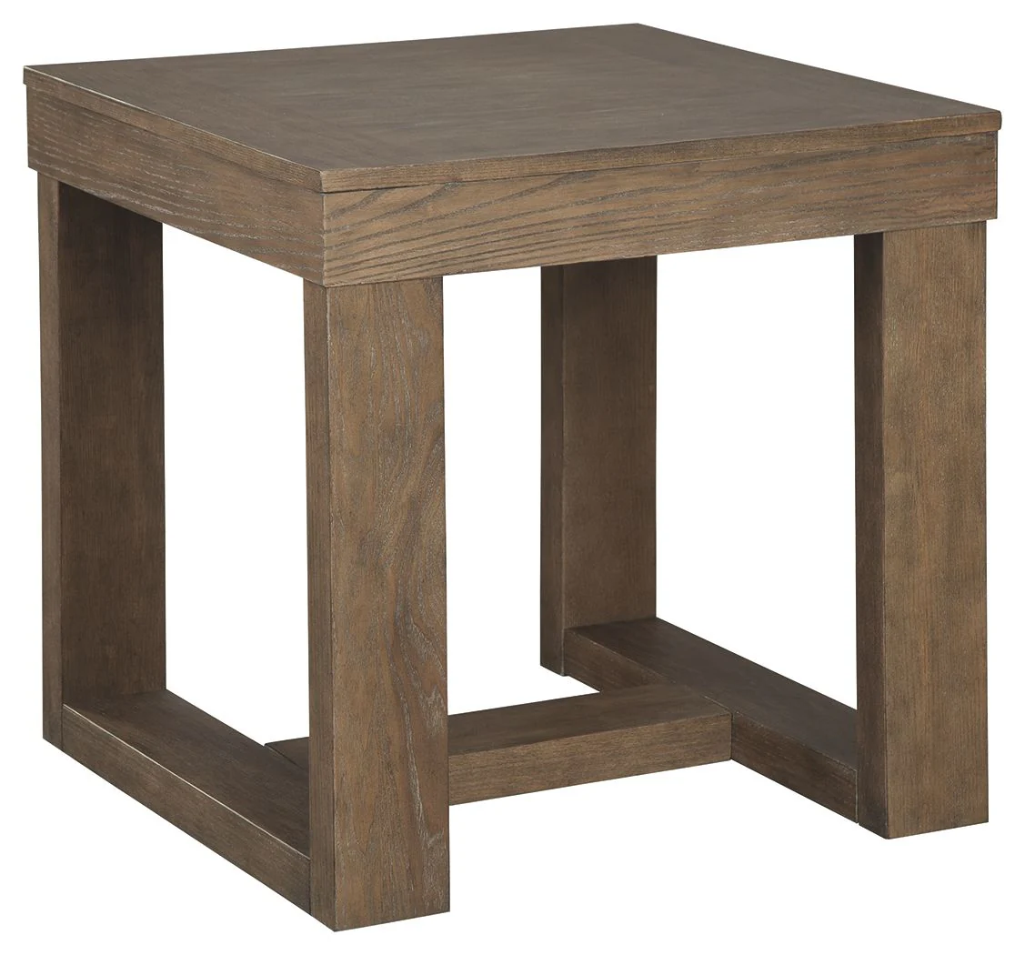Cariton – Square End Table – Gray