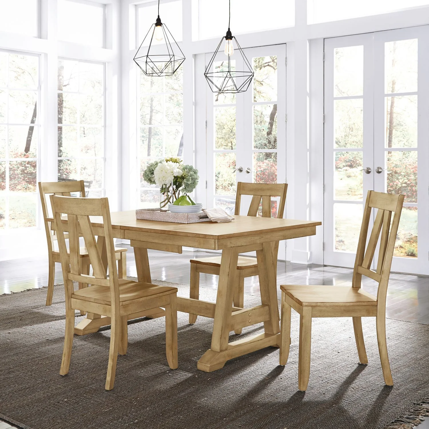Lindsey Farm - Trestle Table Set - Image 2