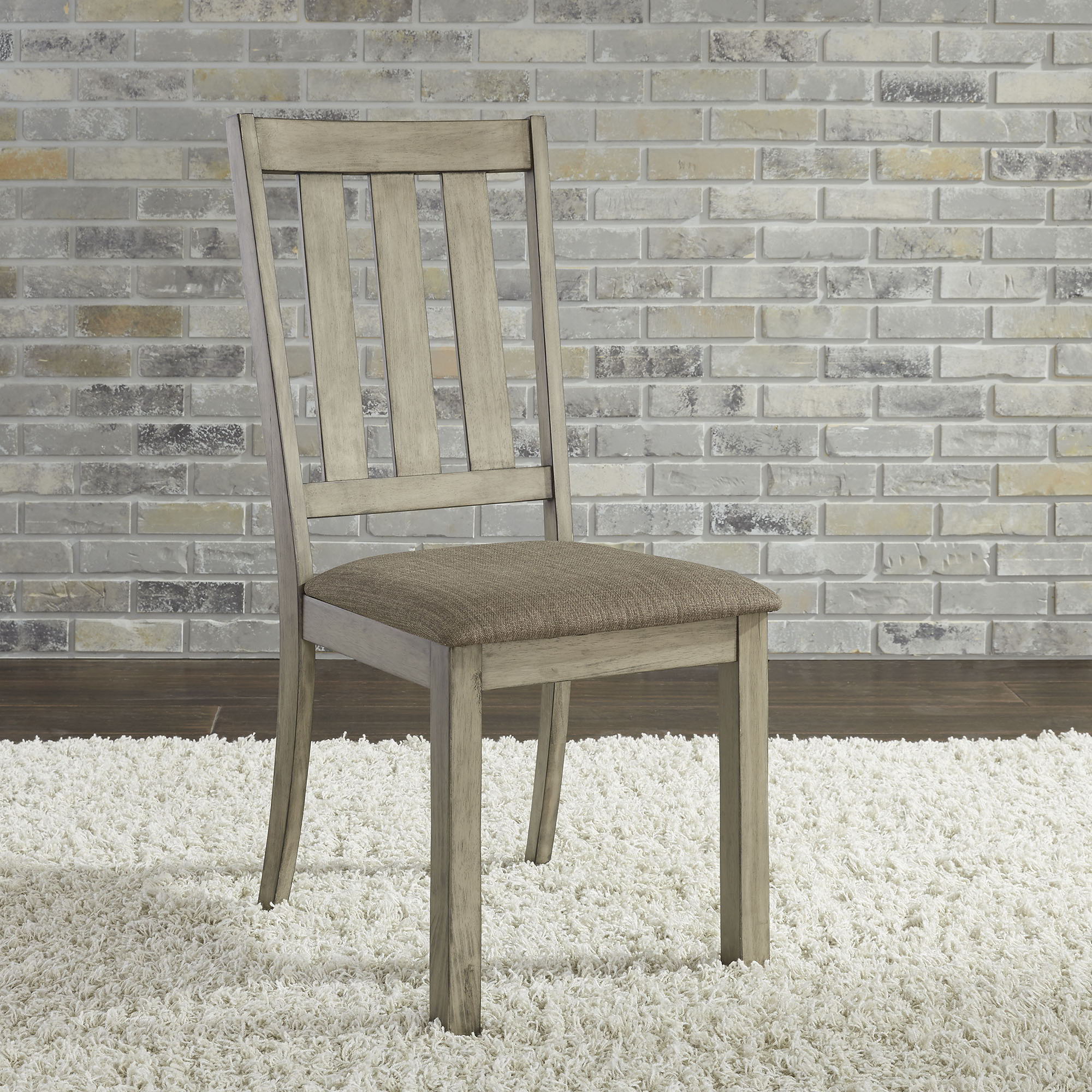 Sun Valley - Slat Back Side Chair - Sandstone - Image 2