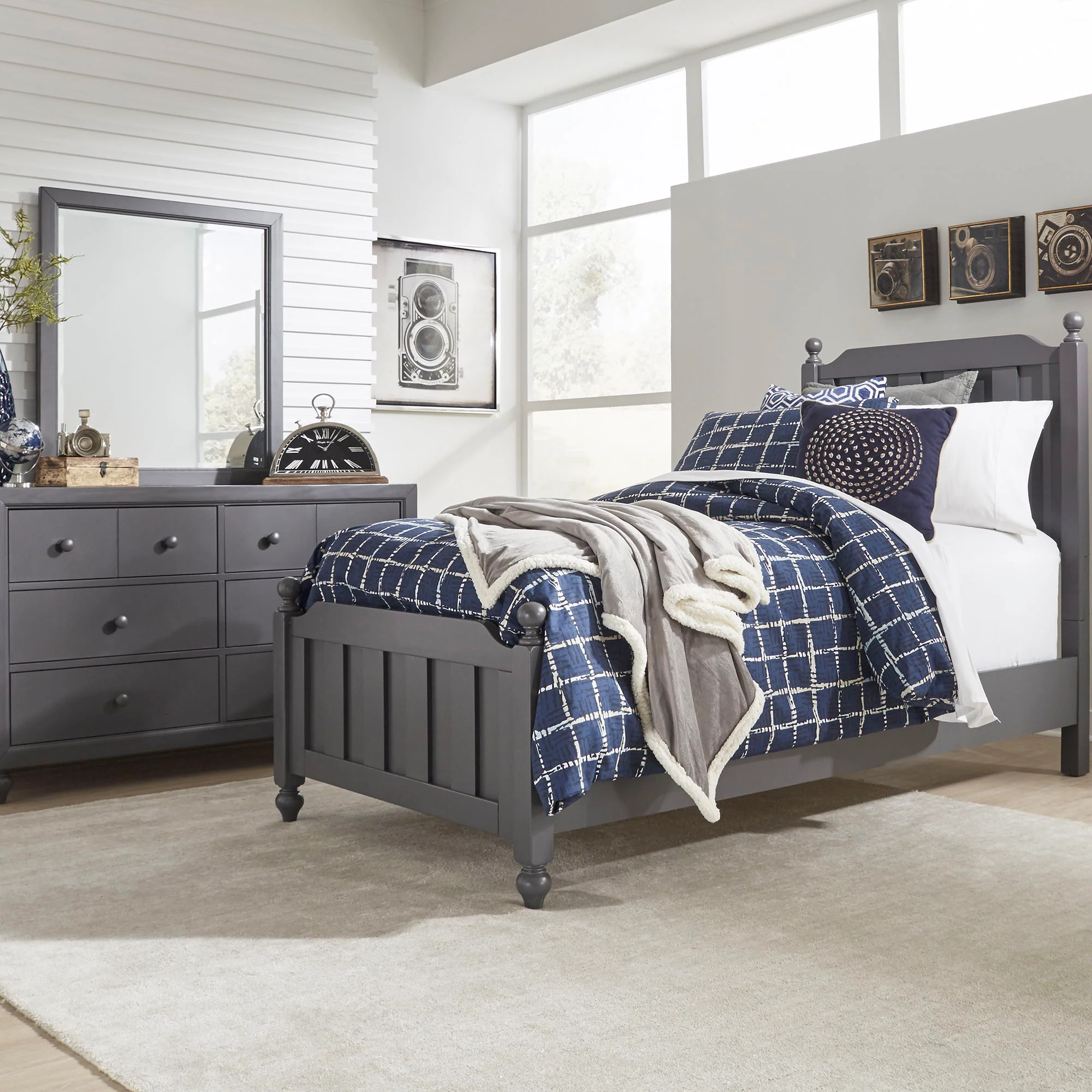 Cottage View - Panel Bed, Dresser & Mirror - Image 1