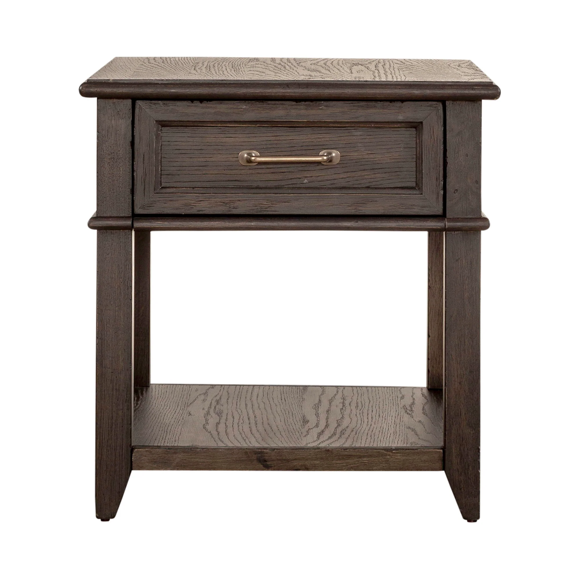 Mill Creek - Drawer End Table - Peppercorn - Image 3