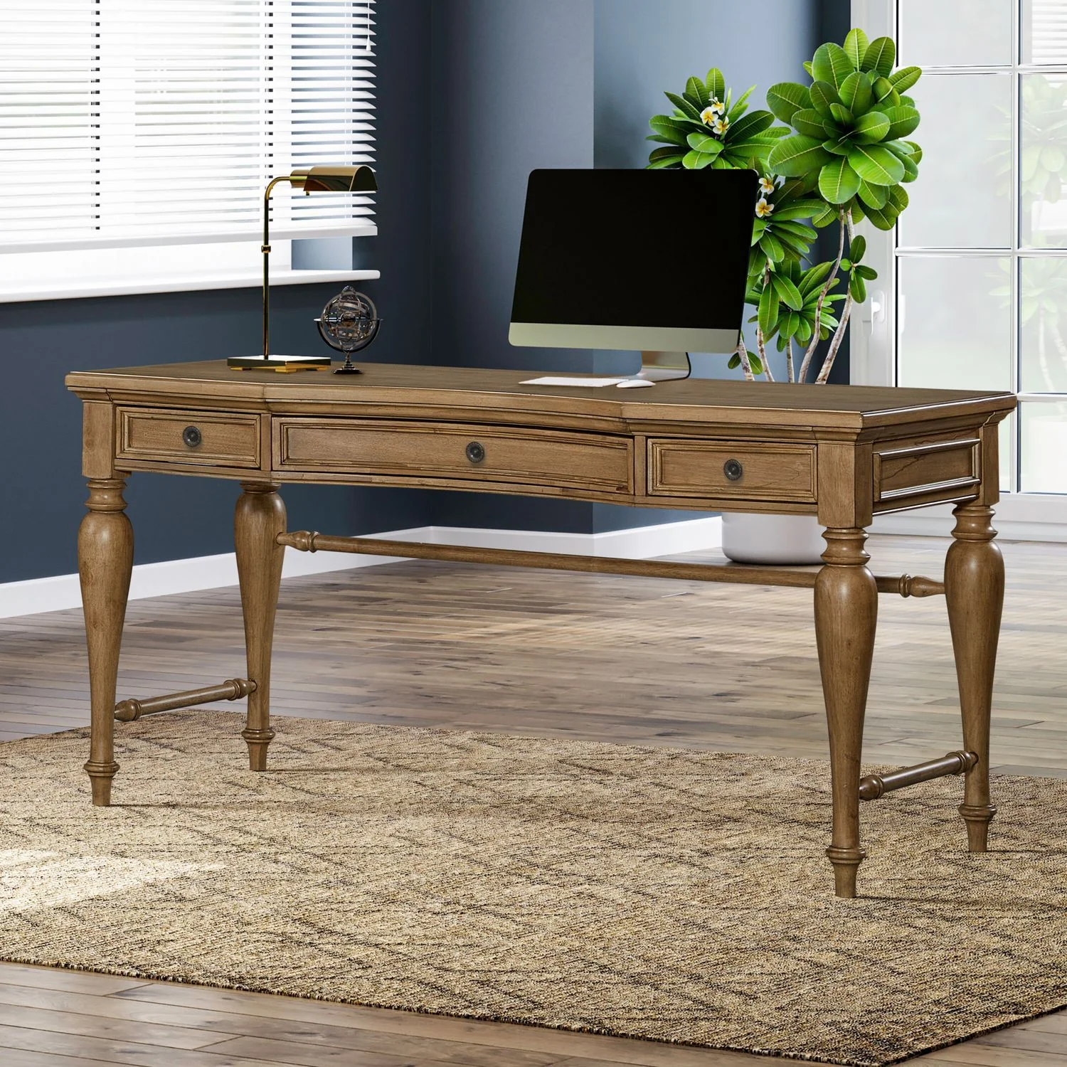 Reynolda – Writing Desk – Camel Beige