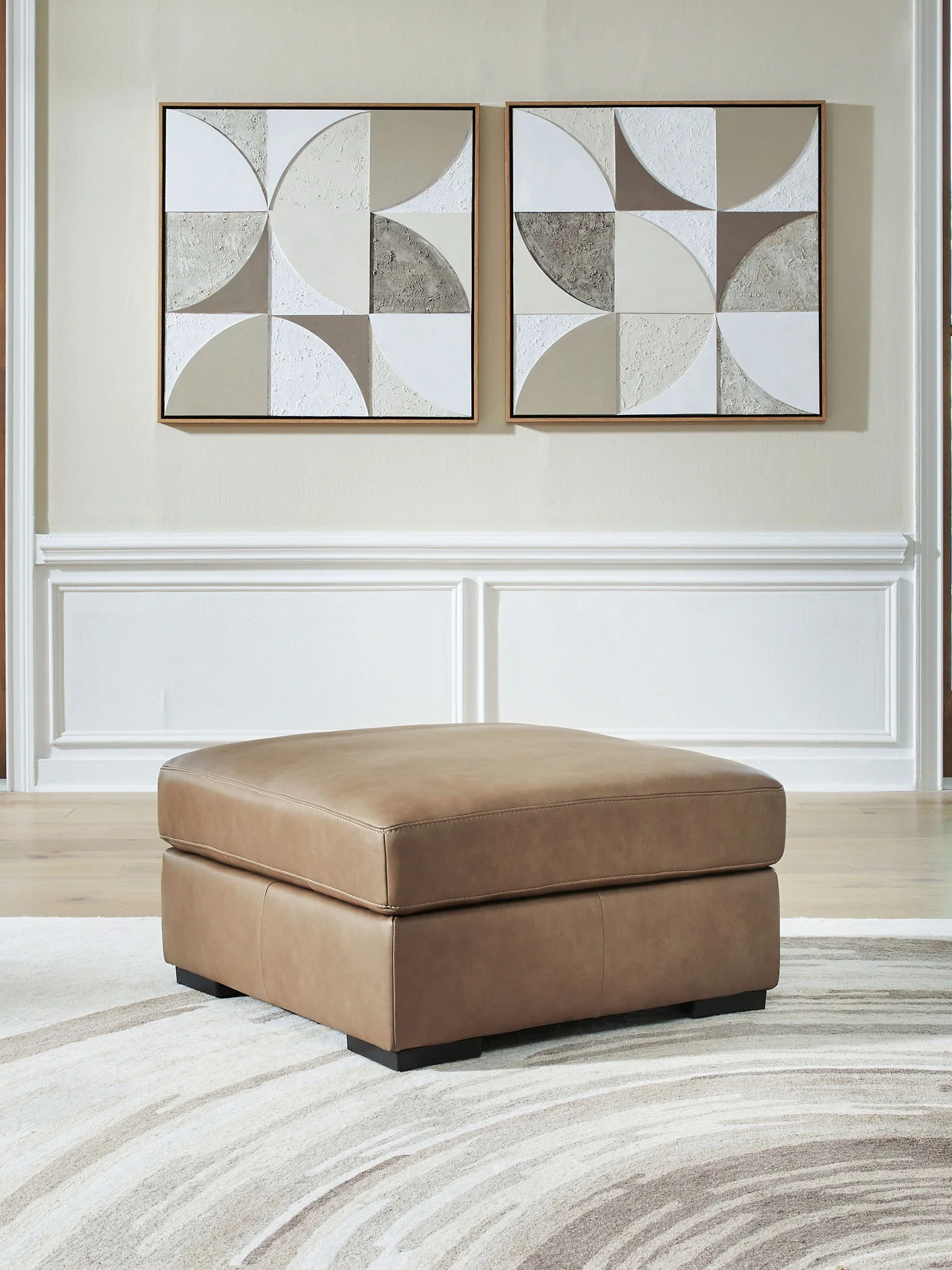 Veronella - Oversized Accent Ottoman - Sahara - Image 2