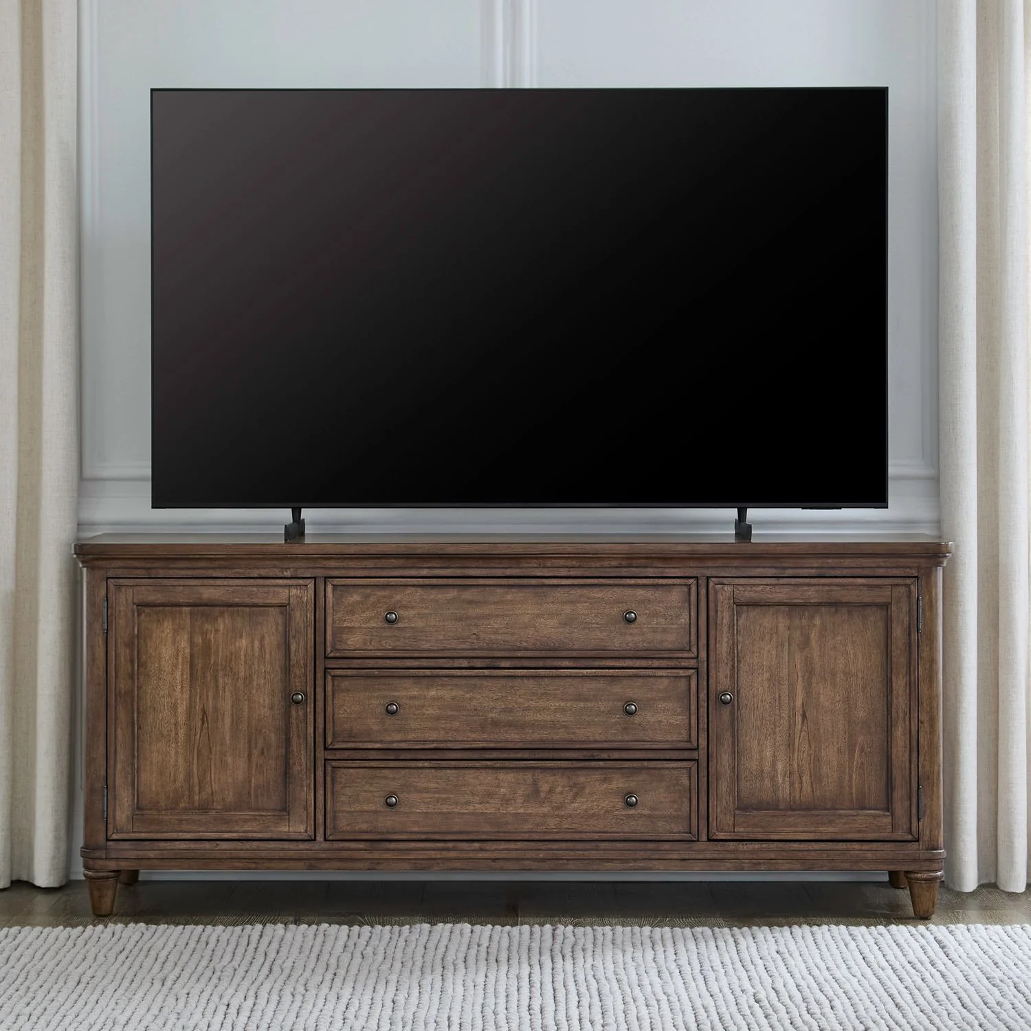 Harrison Heights – 76″ TV Console – Sienna
