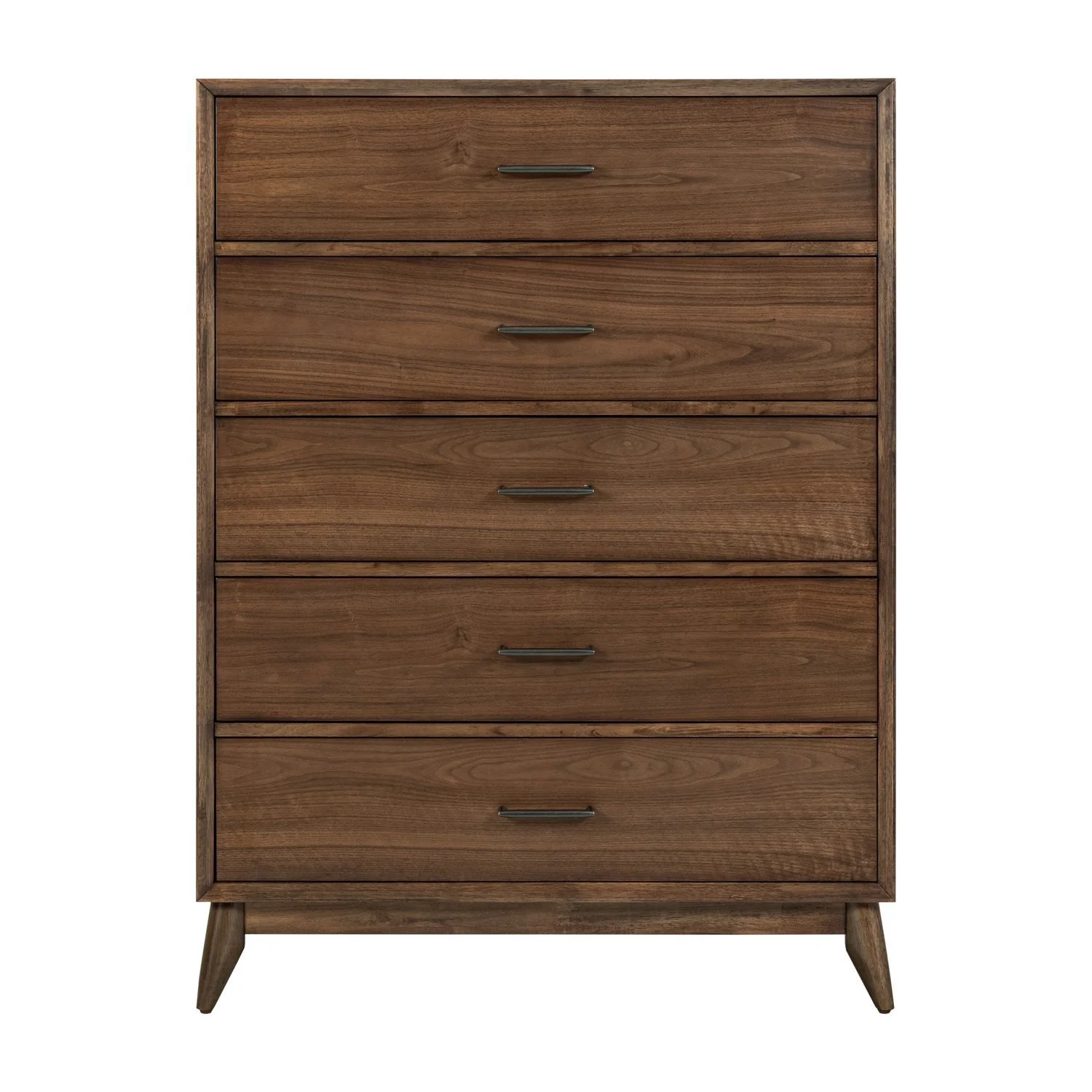 Century Modern - 5 Drawer Chest - Walnut - Image 2
