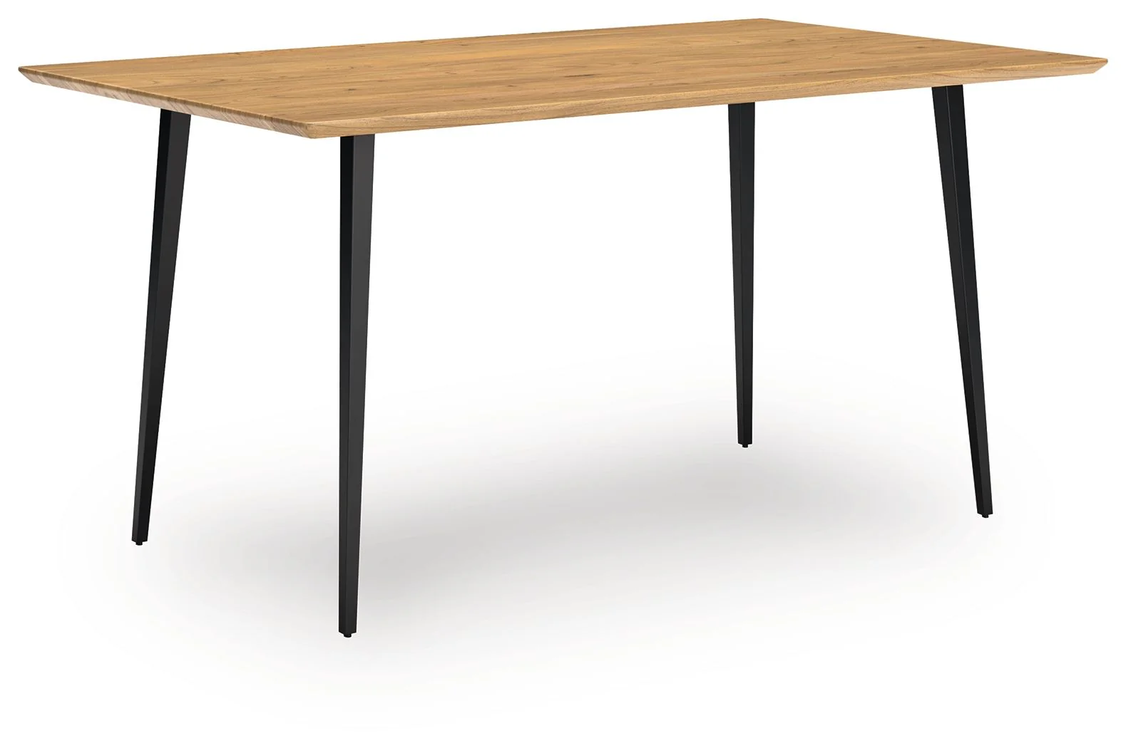 Gretlynn - Rectangular Dining Room Table - Black / Natural - Image 1