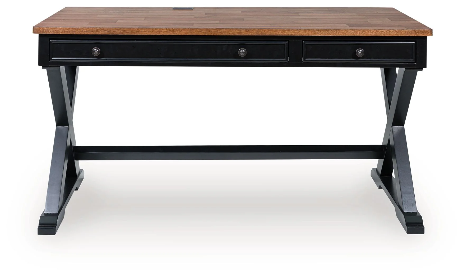 Wildenauer - Home Office Desk - Brown / Black - Image 2