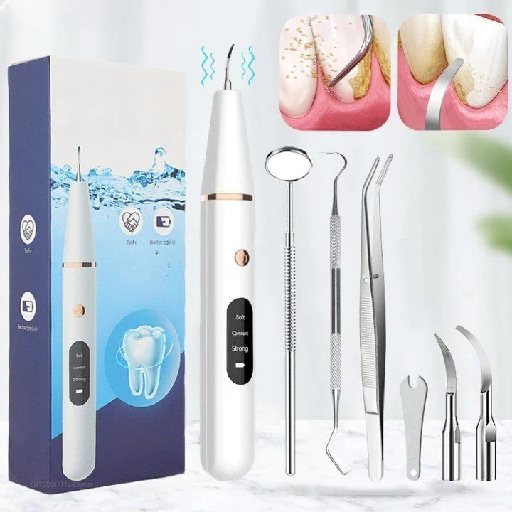 Gentle Touch Rechargeable Ultrasonic Tooth Cleaner Set - Image 1
