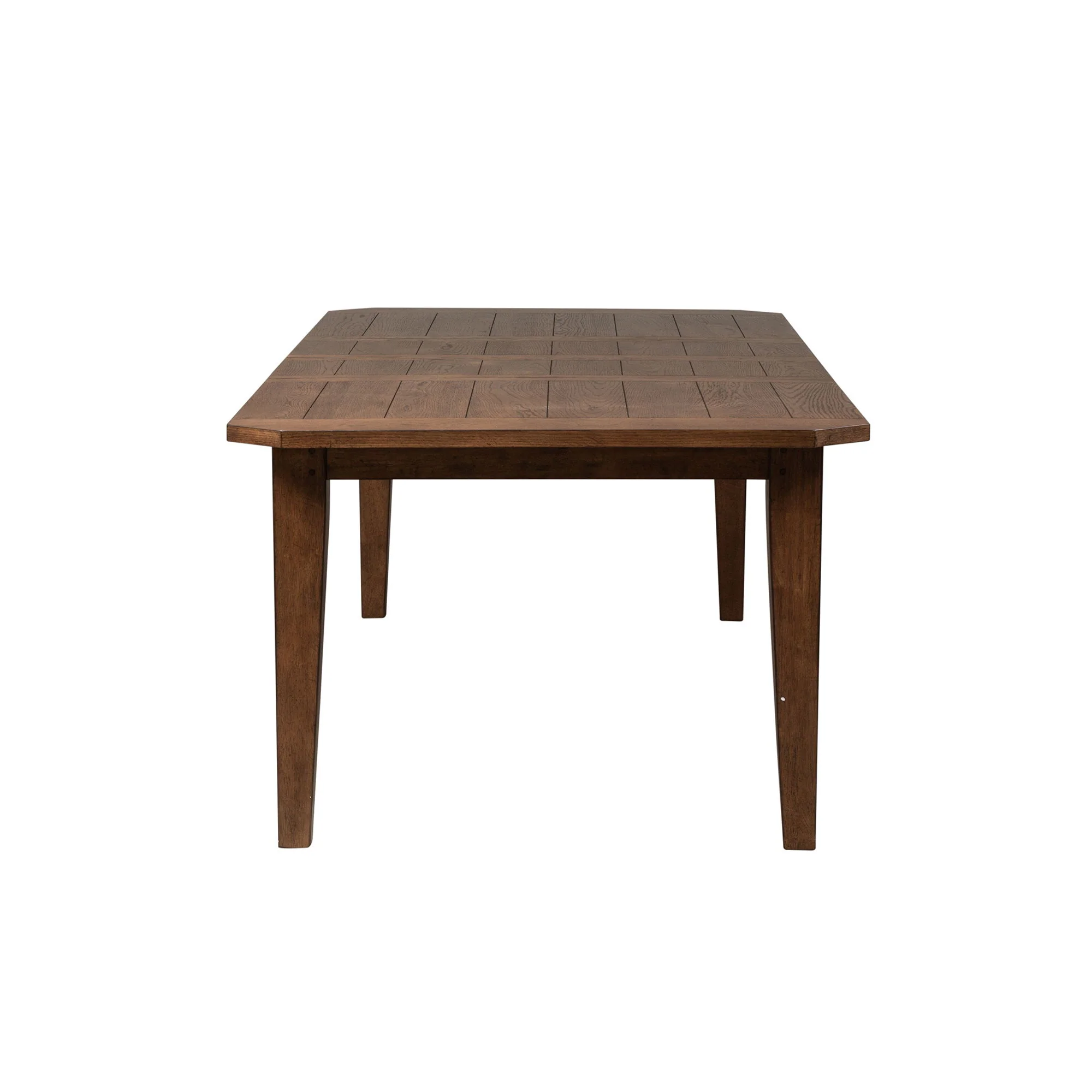 Hearthstone Ridge - Rectangular Leg Table - Dark Brown - Image 2