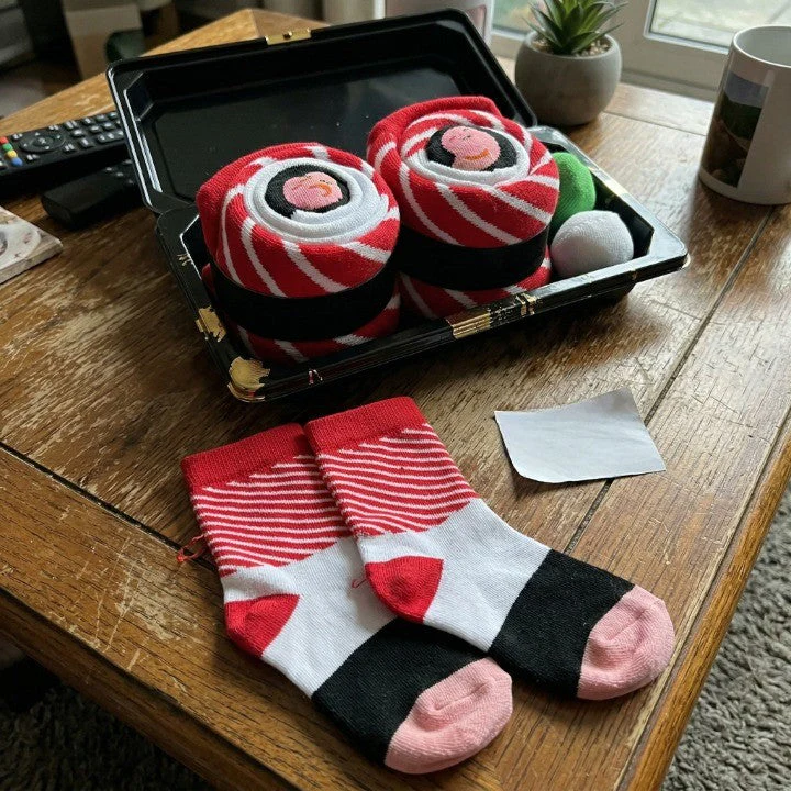 Japanese-Style Sushi Creative Socks - Image 1