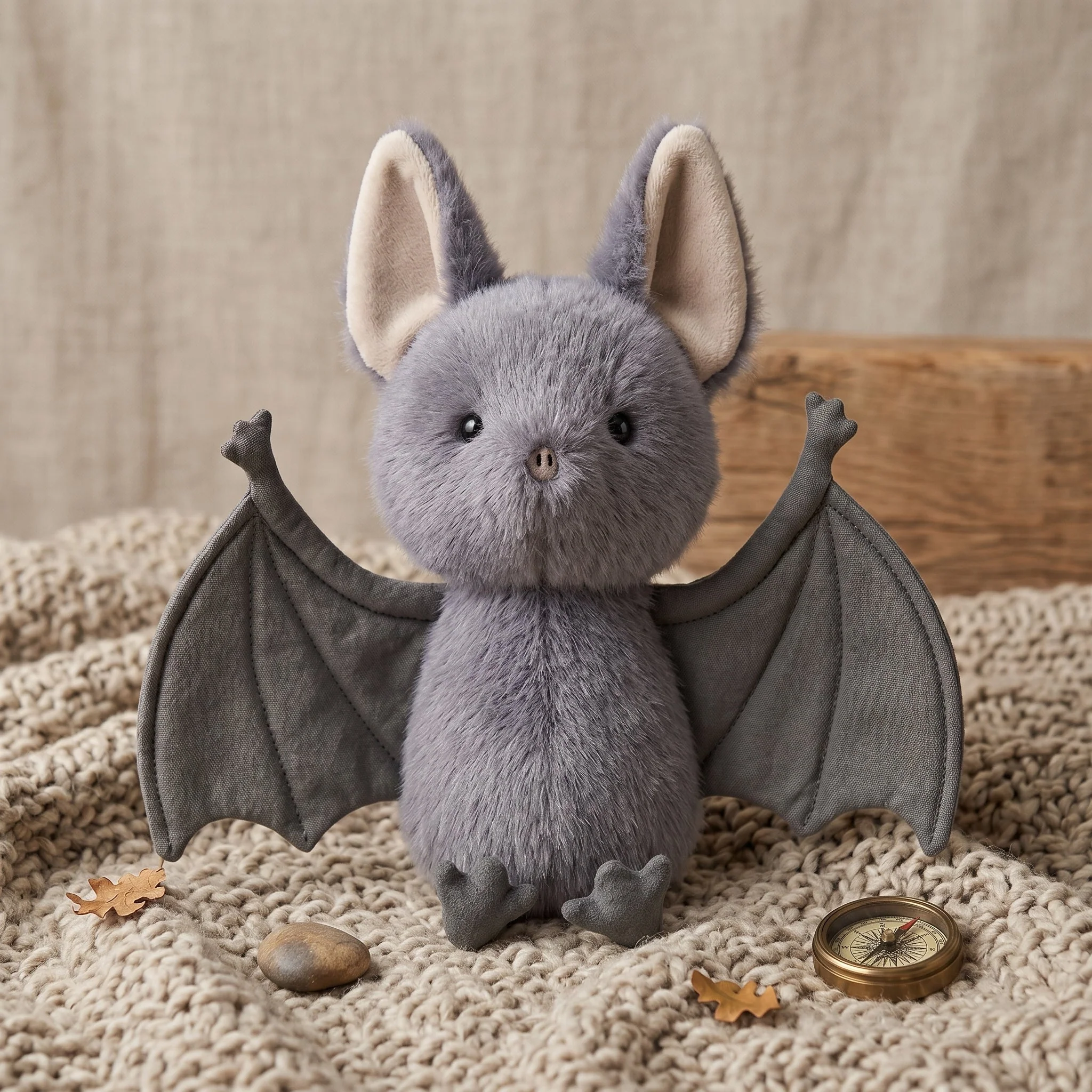 Dracula Pet Bat Car Mirror Plush - Image 1