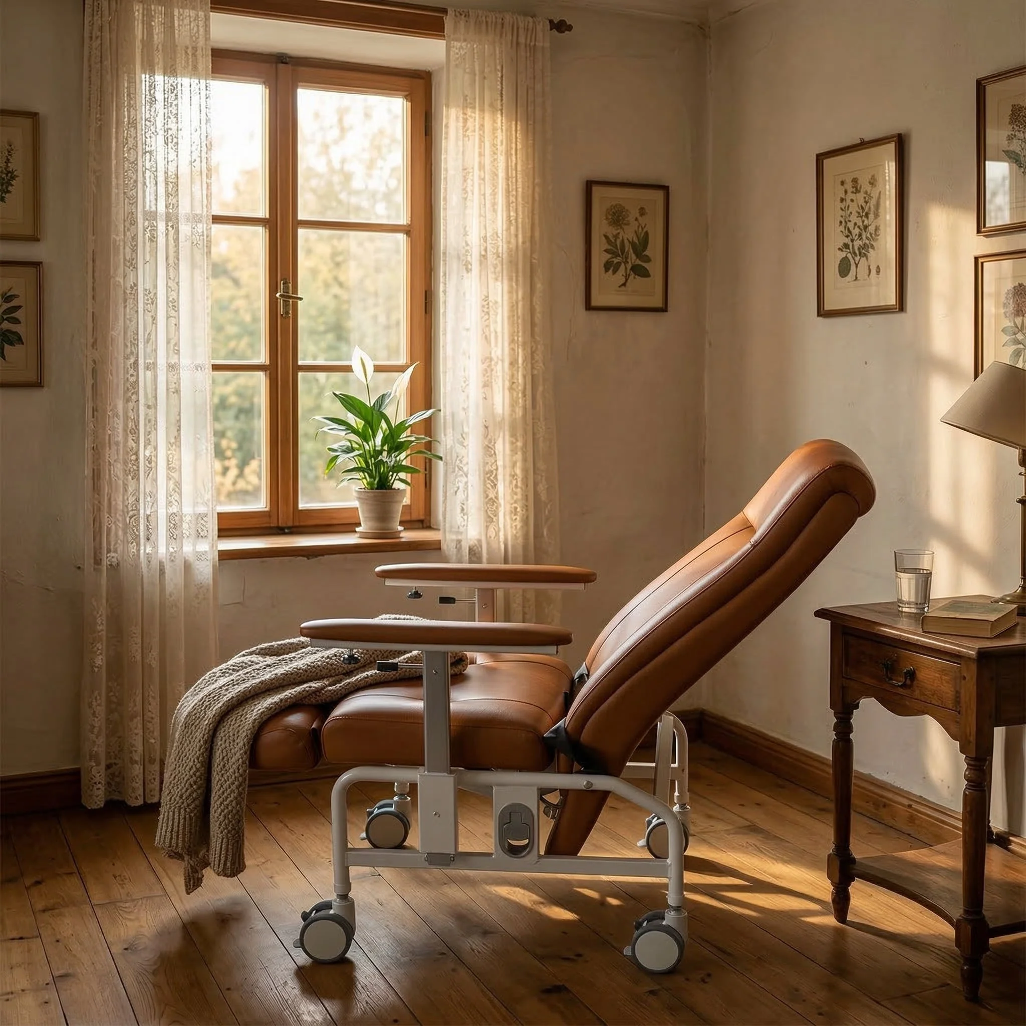 Adjustable Patient Recliner Chair Home Care Bed - Image 2