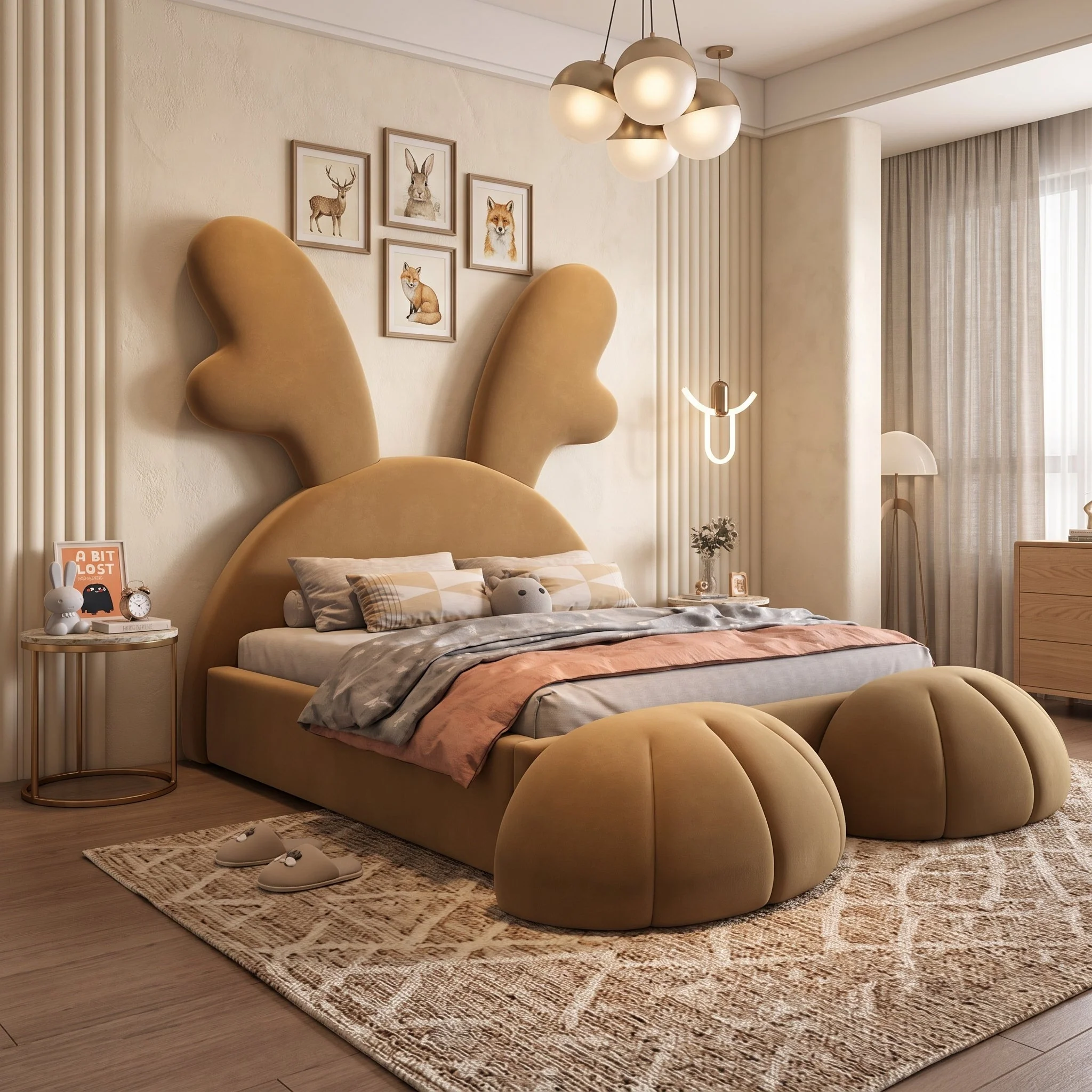 Big Rabbit Cozy Aesthetic Bed - Image 2