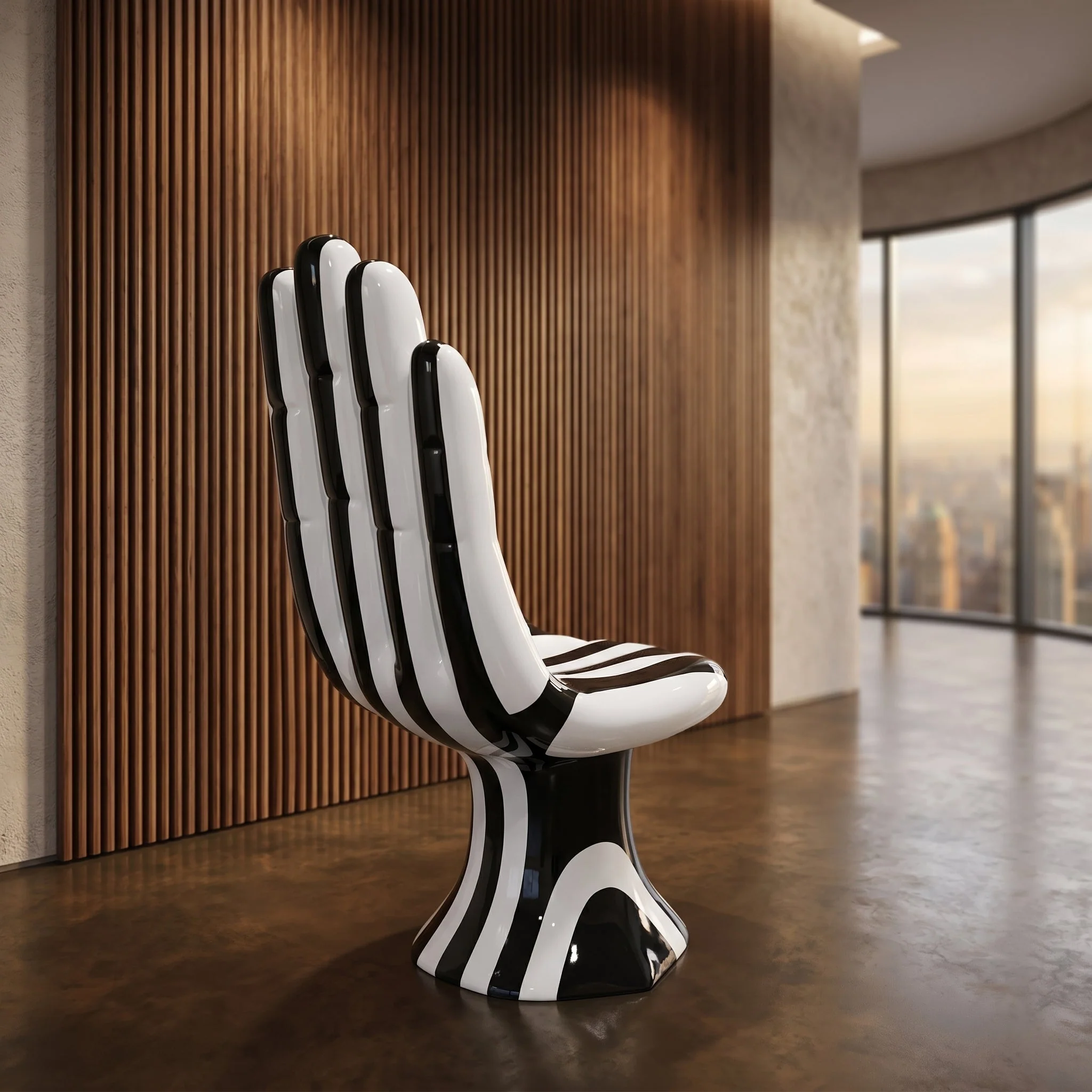 Artistic Hand-Shaped Lounge Chair - Image 2