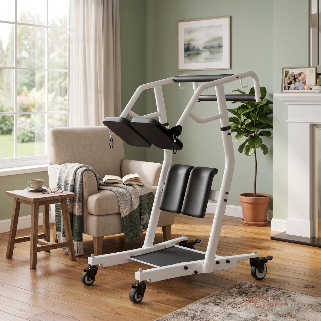Ergonomic Patient Lift Assist Transfer Wheelchair