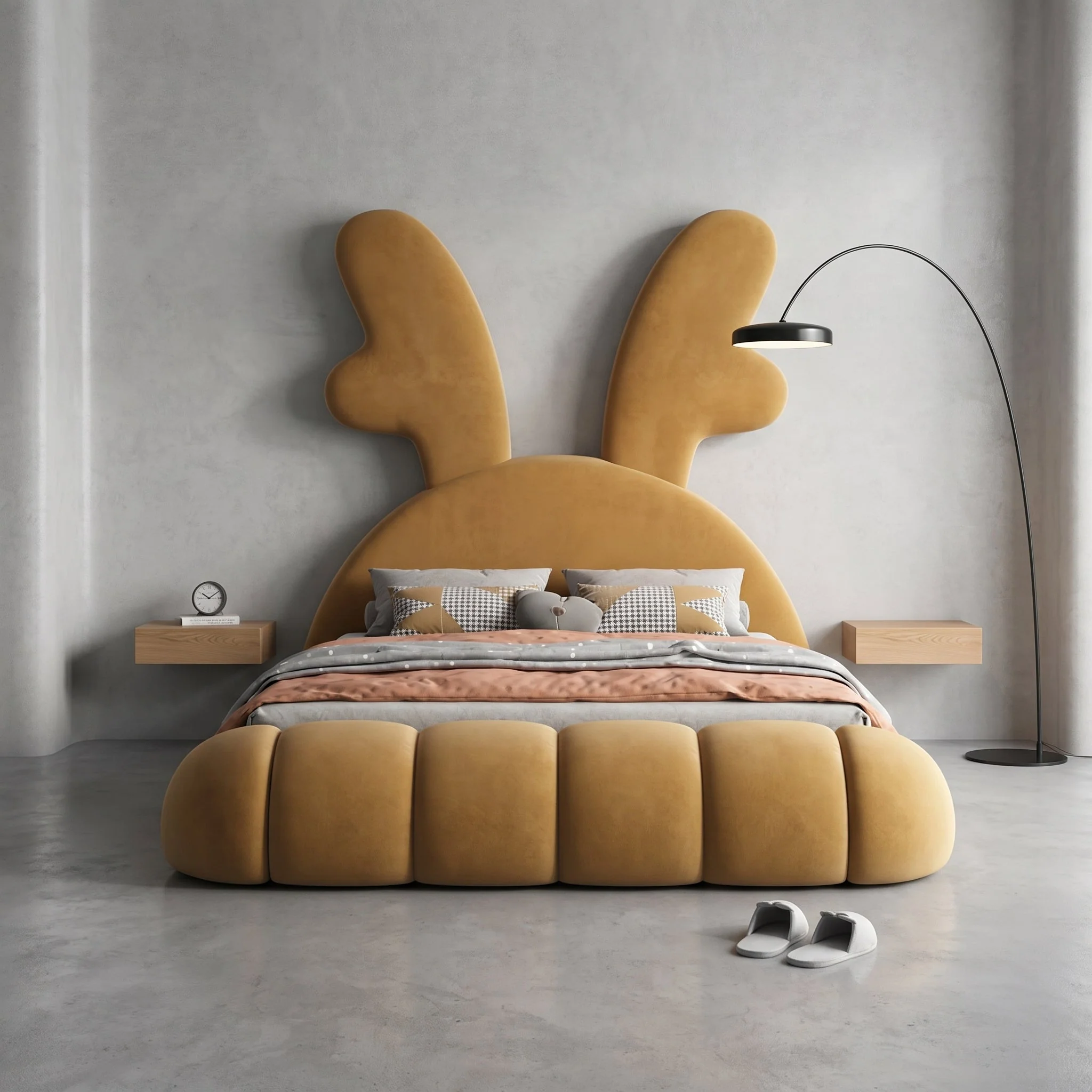 Big Rabbit Cozy Aesthetic Bed - Image 3