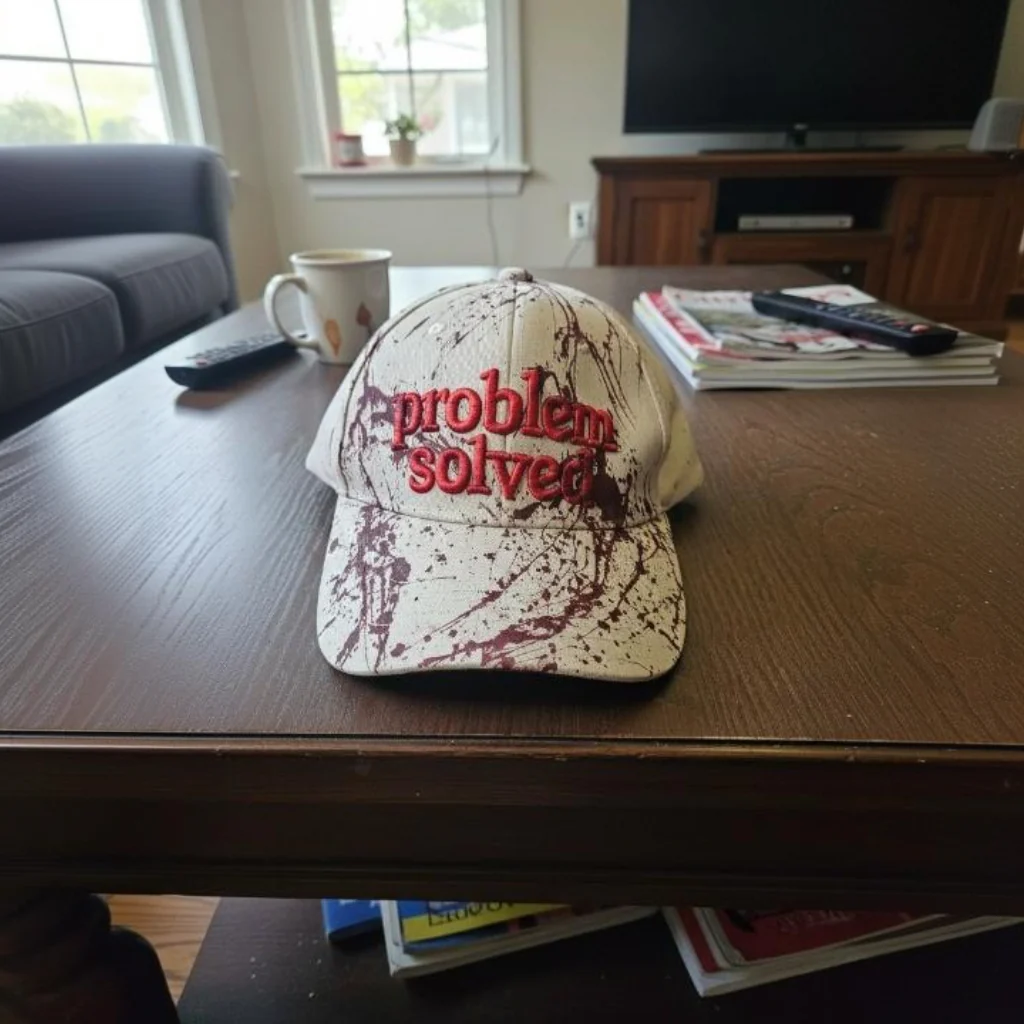 Problem Solved Funny Hat - Image 2
