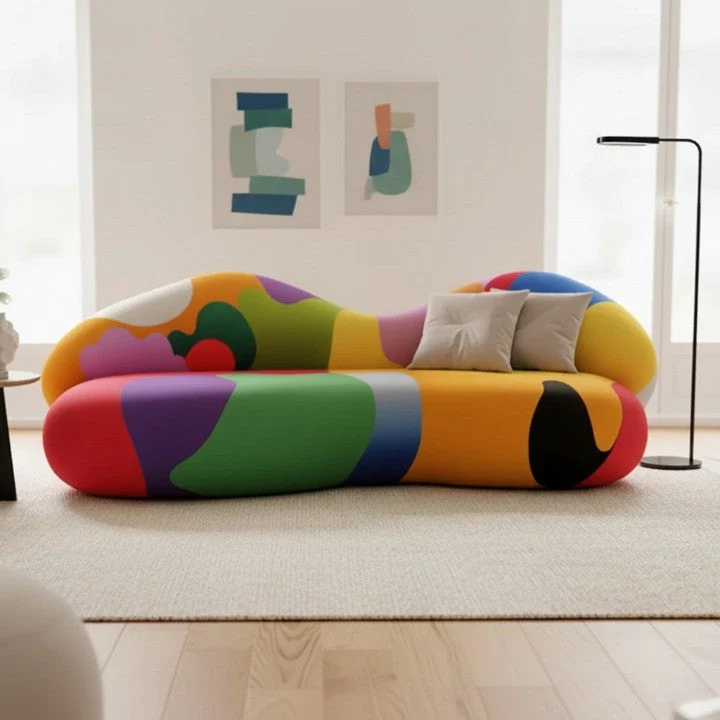Rainbow Art Irregular Modular Lounge Sofa - Image 3
