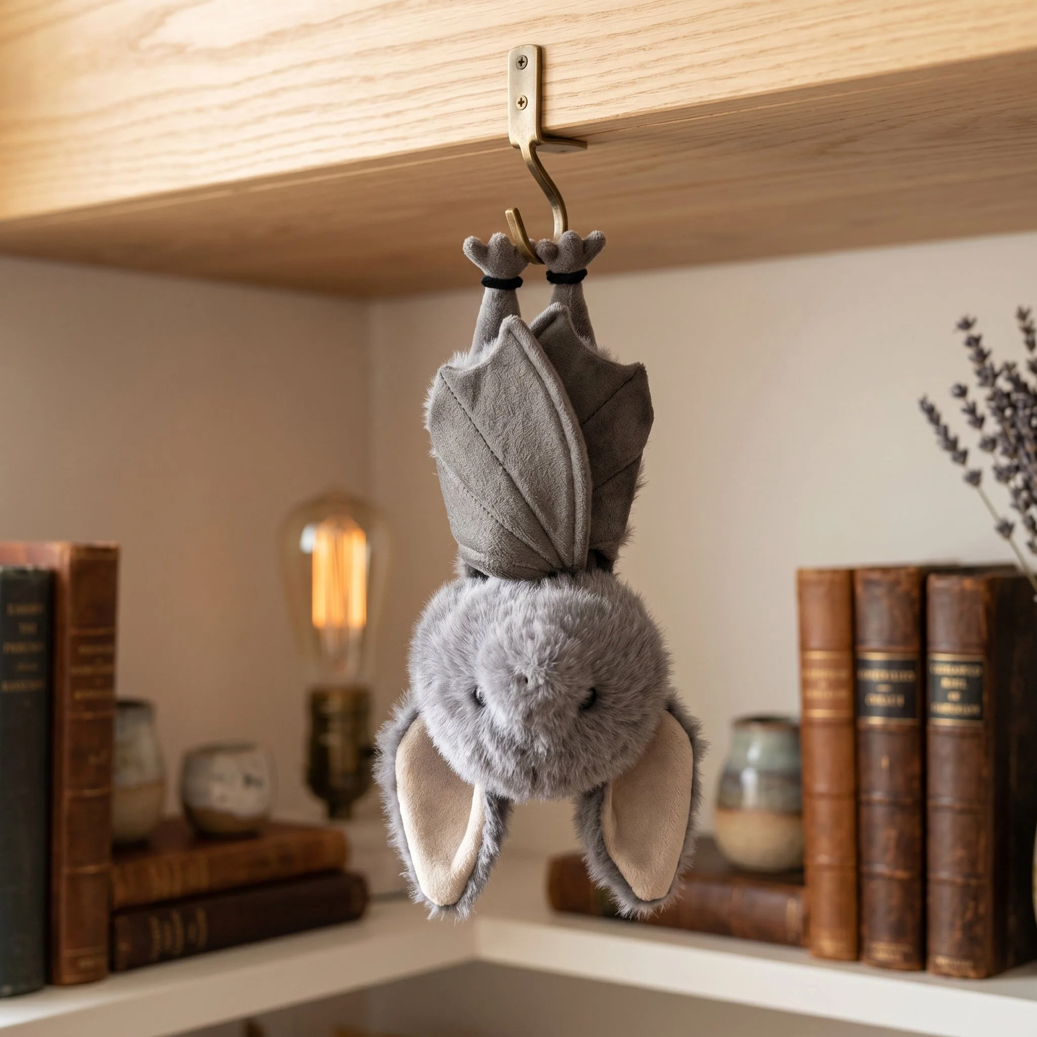 Dracula Pet Bat Car Mirror Plush - Image 2