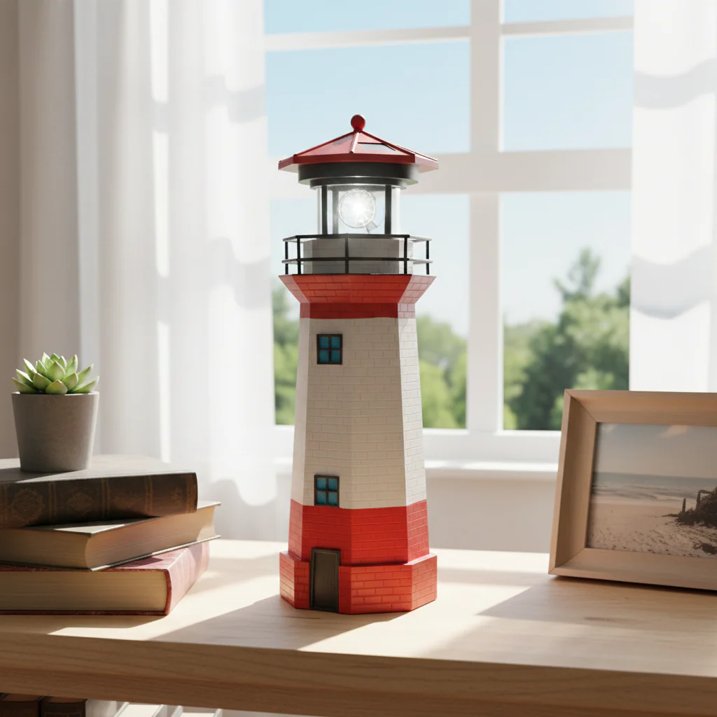 LED Lighthouse Solar Outdoor Landscape Lamp - Image 3