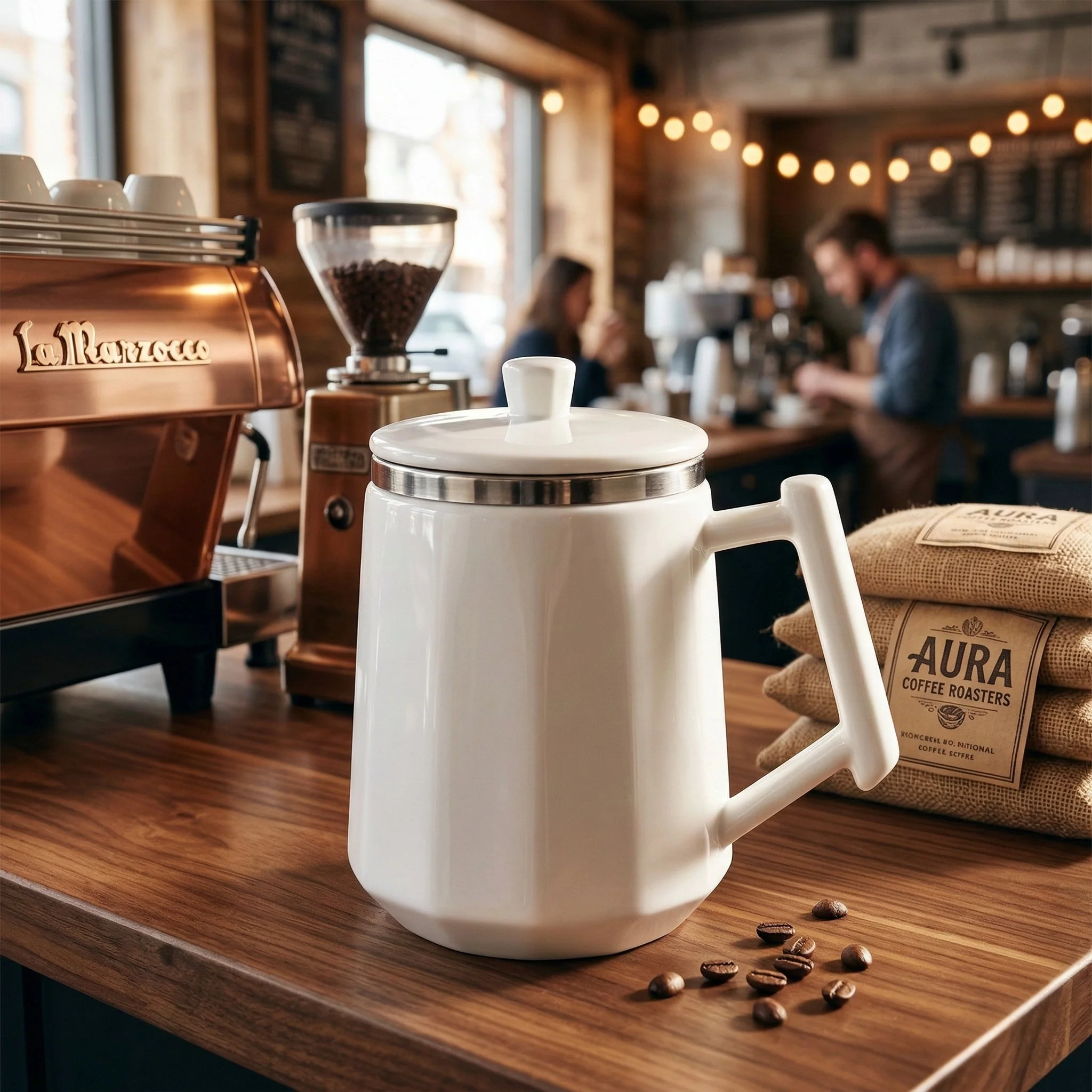 Stainless Steel Self Mixing Coffee Mug - Image 3