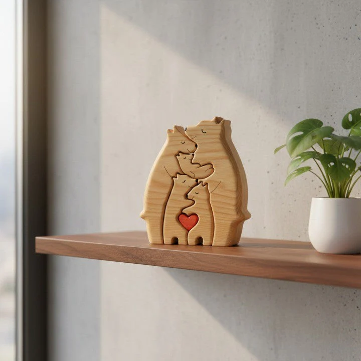Loving Bears Interlocking Puzzle Decor - Image 2