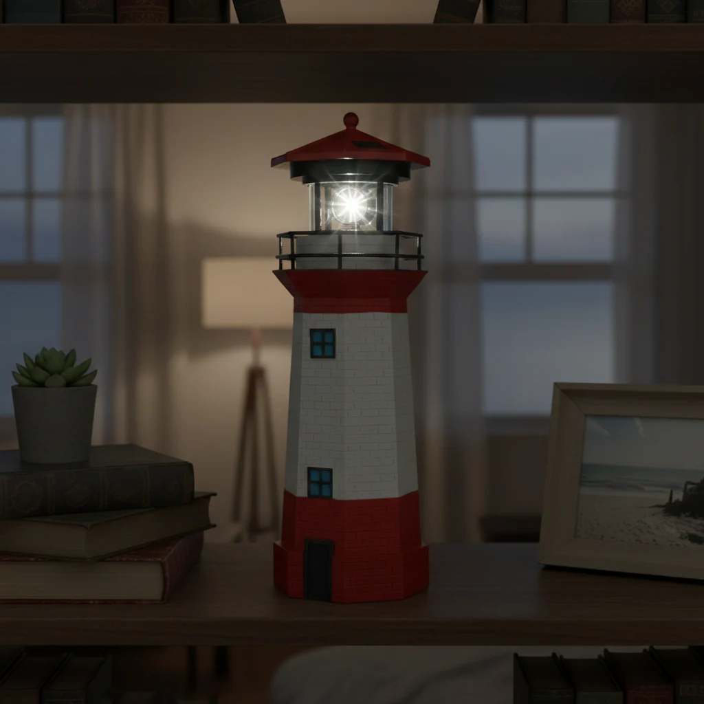 LED Lighthouse Solar Outdoor Landscape Lamp - Image 2