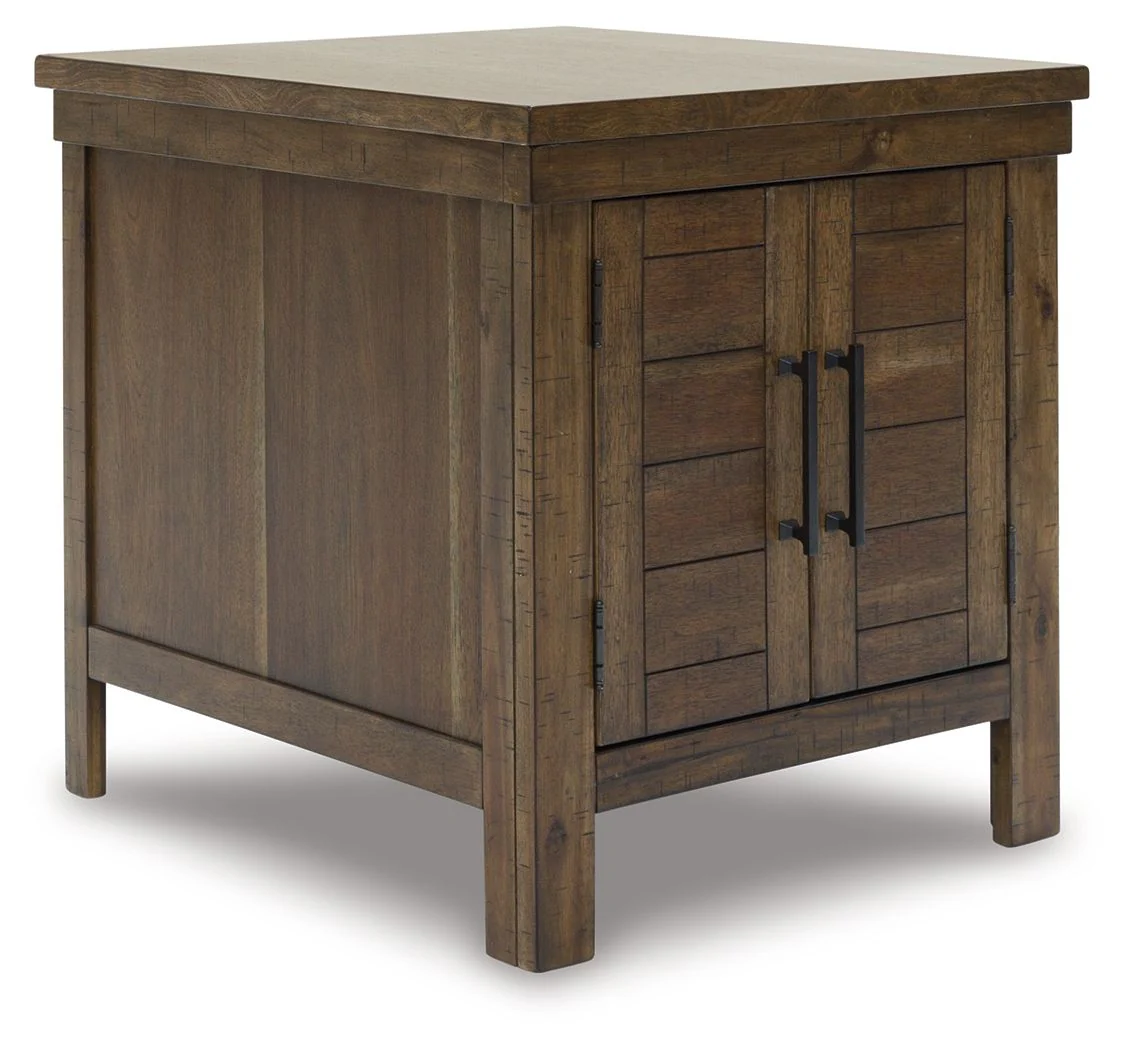 Moriville - Rectangular End Table - Grayish Brown - Image 1
