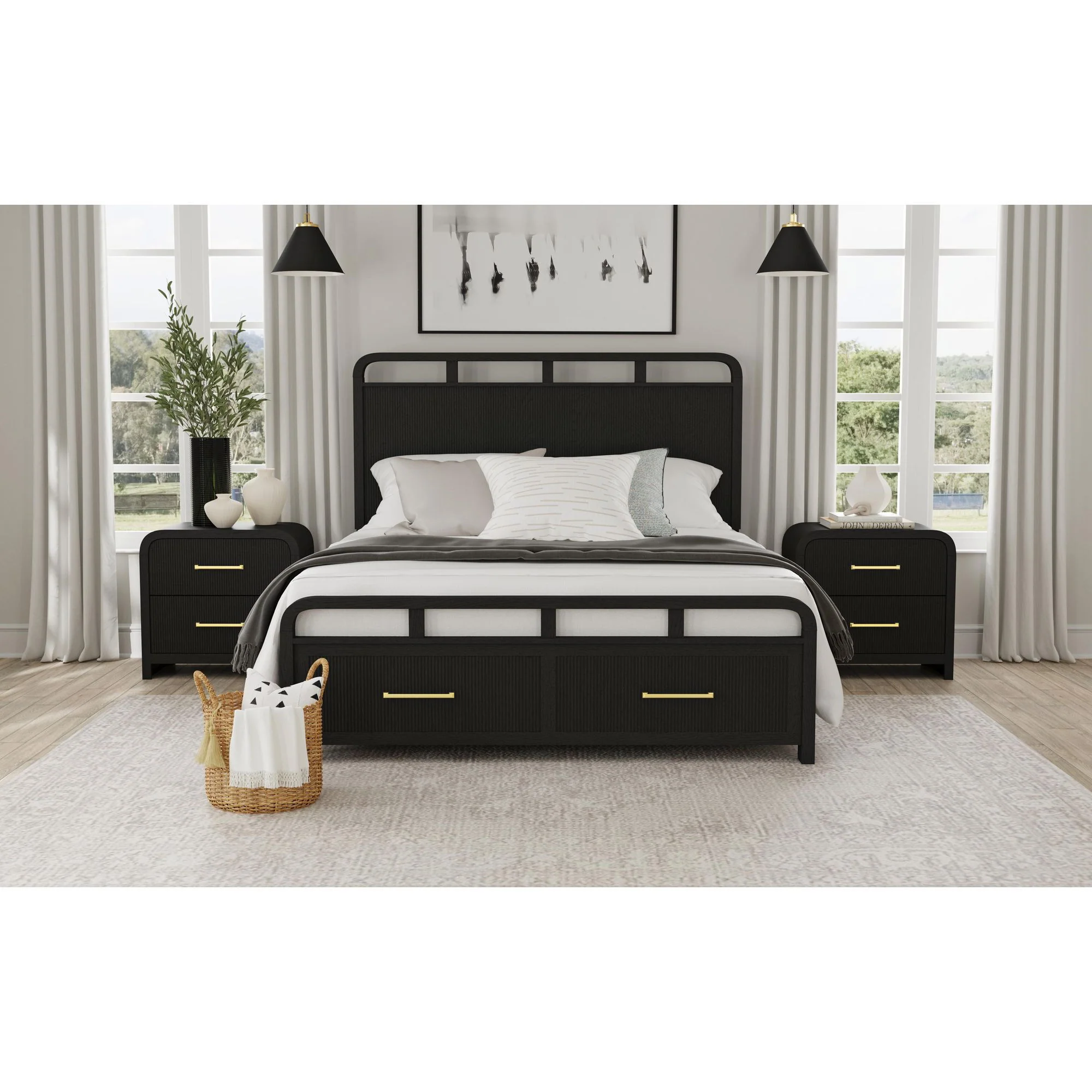 Ridgemont - 2-Drawer Nightstand With USB - Image 3
