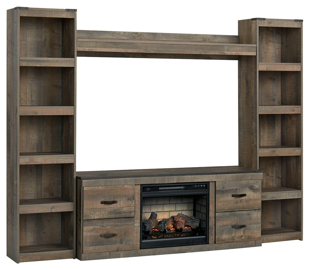 Trinell - 4-Piece Entertainment Center With 60" TV Stand - Image 2